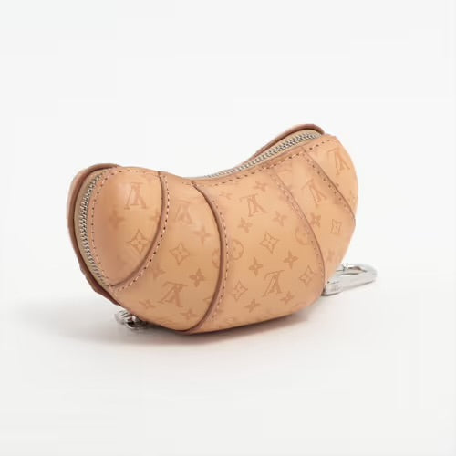 Louis Vuitton Monogram Croissant Key Holder Bag Charm