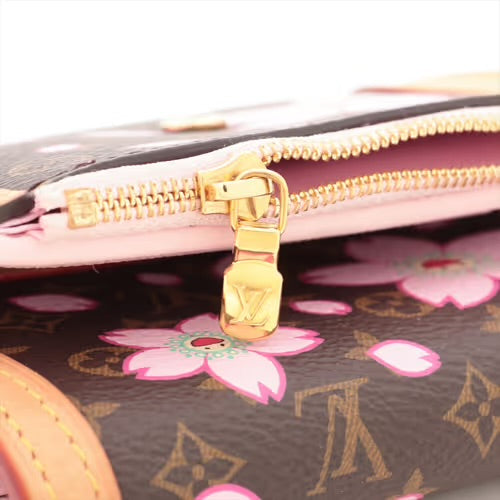 Louis Vuitton Murakami LV×TM Portefeuille Victorine Cherry Blossom Sakura Wallet