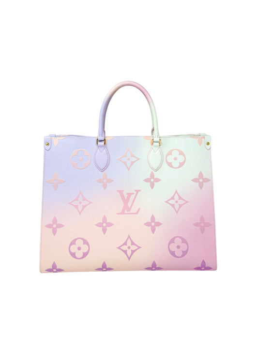 Louis Vuitton Monogram Giant Spring In The City OnTheGo GM Sunrise Pastel