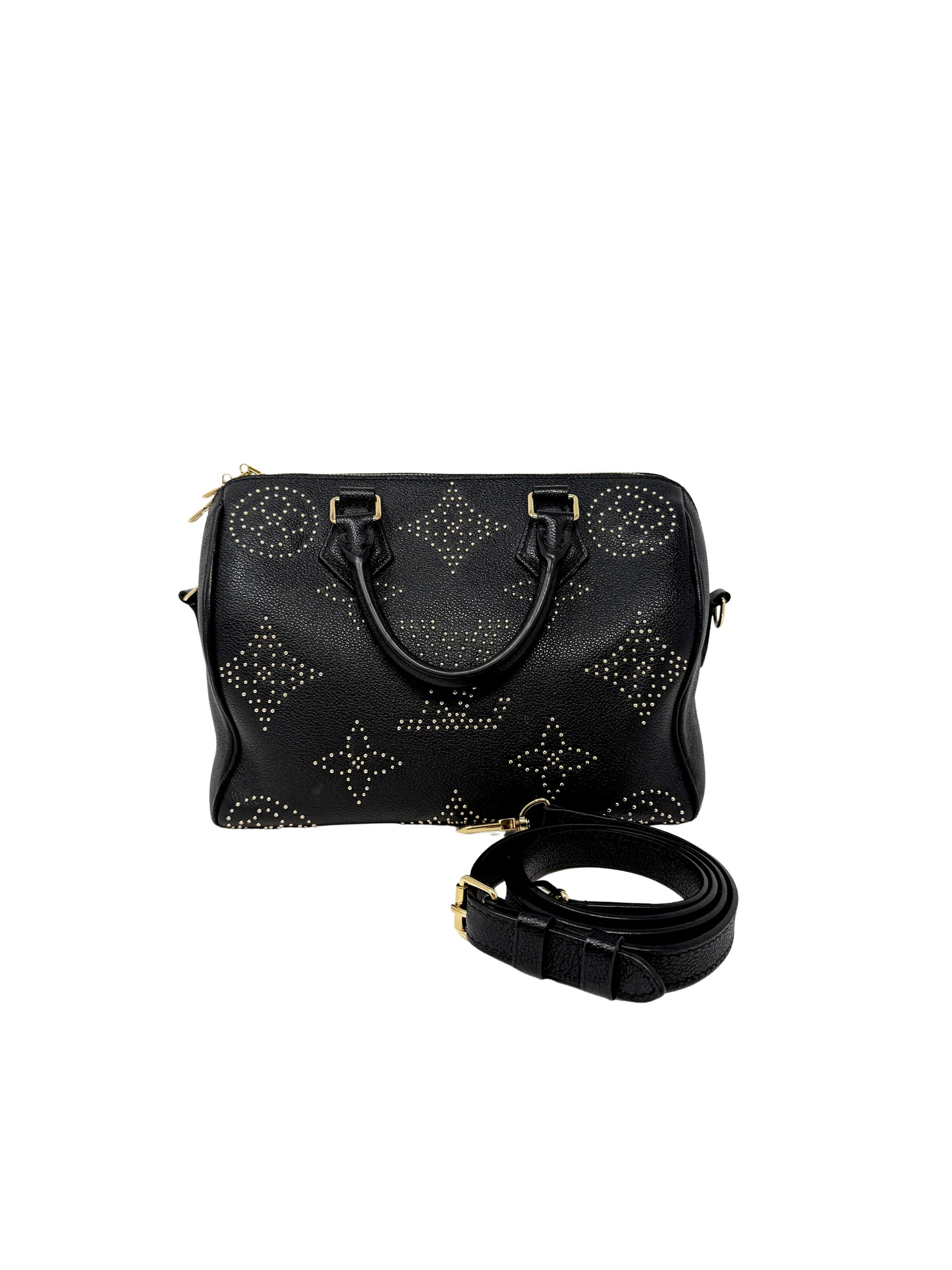 Louis Vuitton Constellation Studded Speedy Bandouliere 25 Black Night Sky