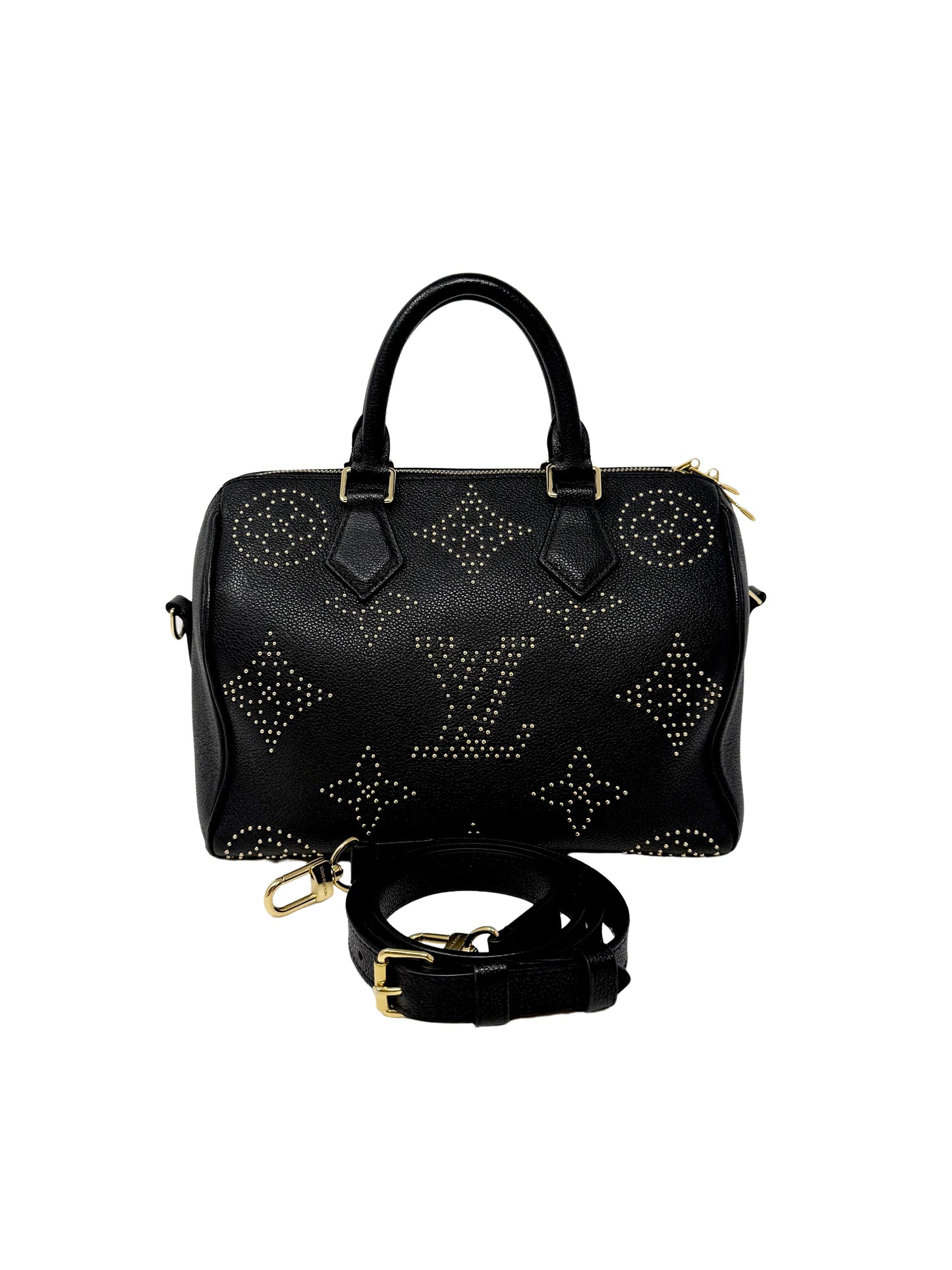 Louis Vuitton Constellation Studded Speedy Bandouliere 25 Black Night Sky