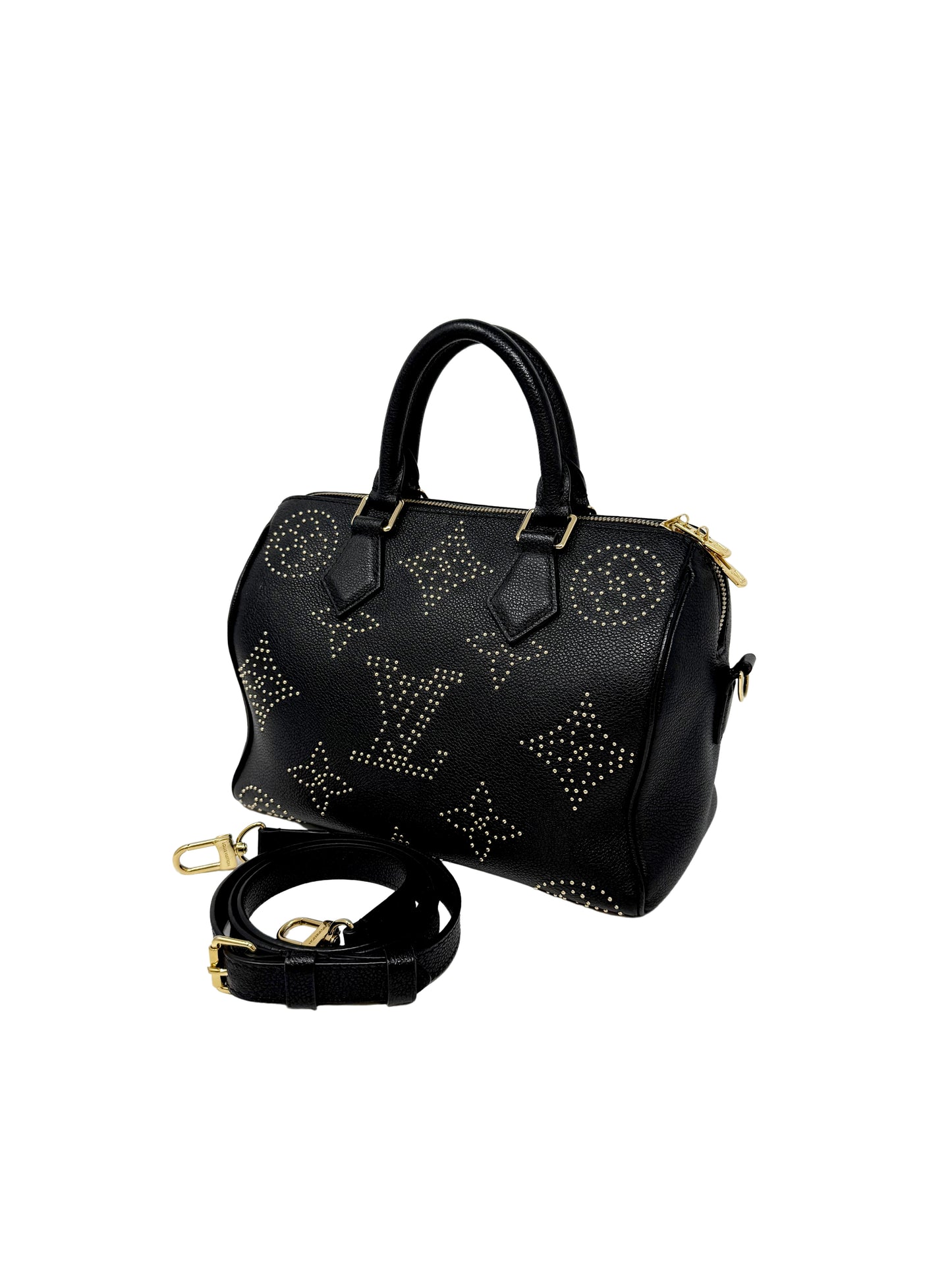 Louis Vuitton Constellation Studded Speedy Bandouliere 25 Black Night Sky