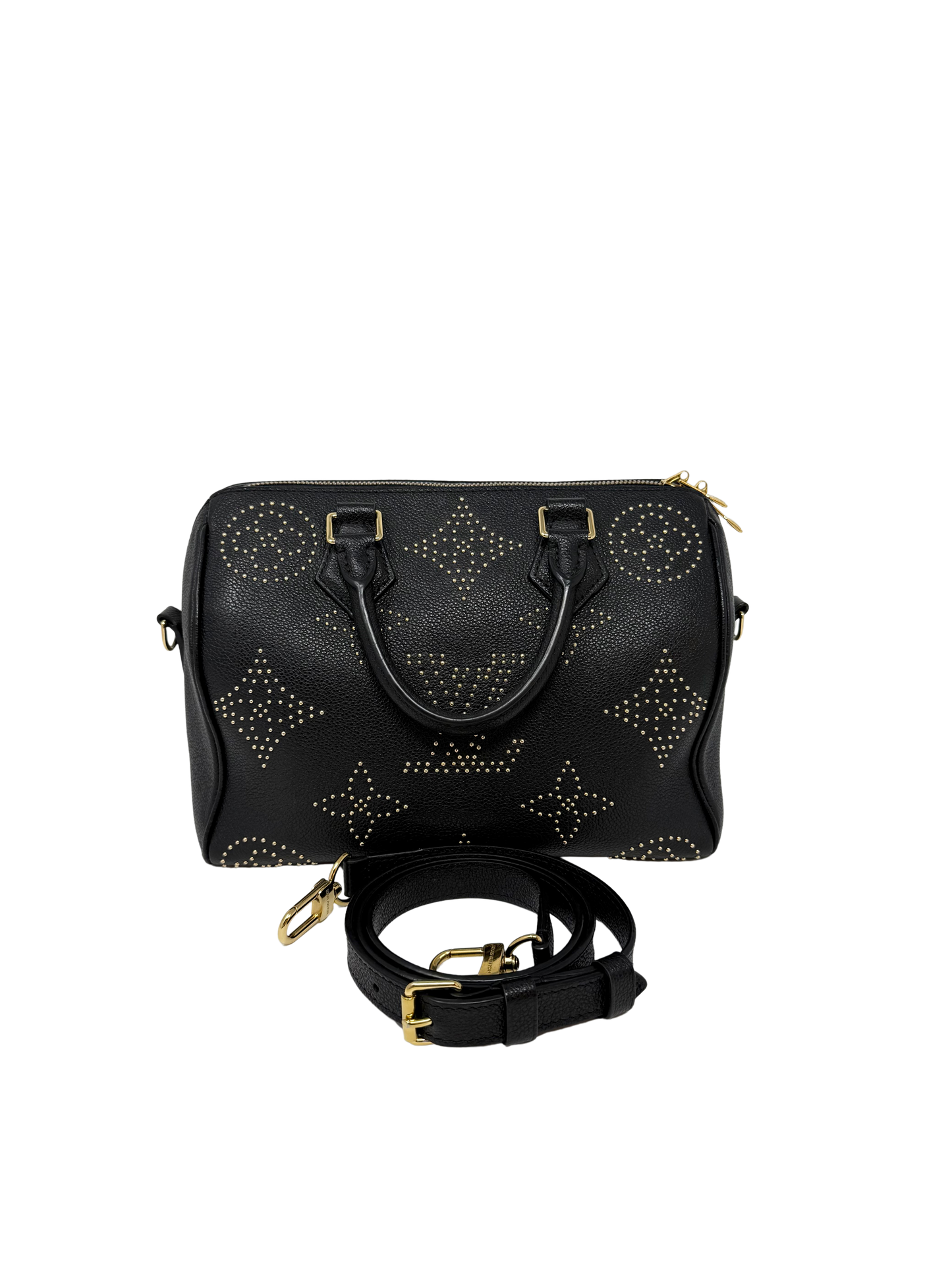 Louis Vuitton Constellation Studded Speedy Bandouliere 25 Black Night Sky