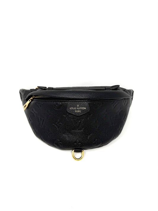 Louis Vuitton Empreinte BumBag Monogram Waist Crossbody Belt Bag Noir Black