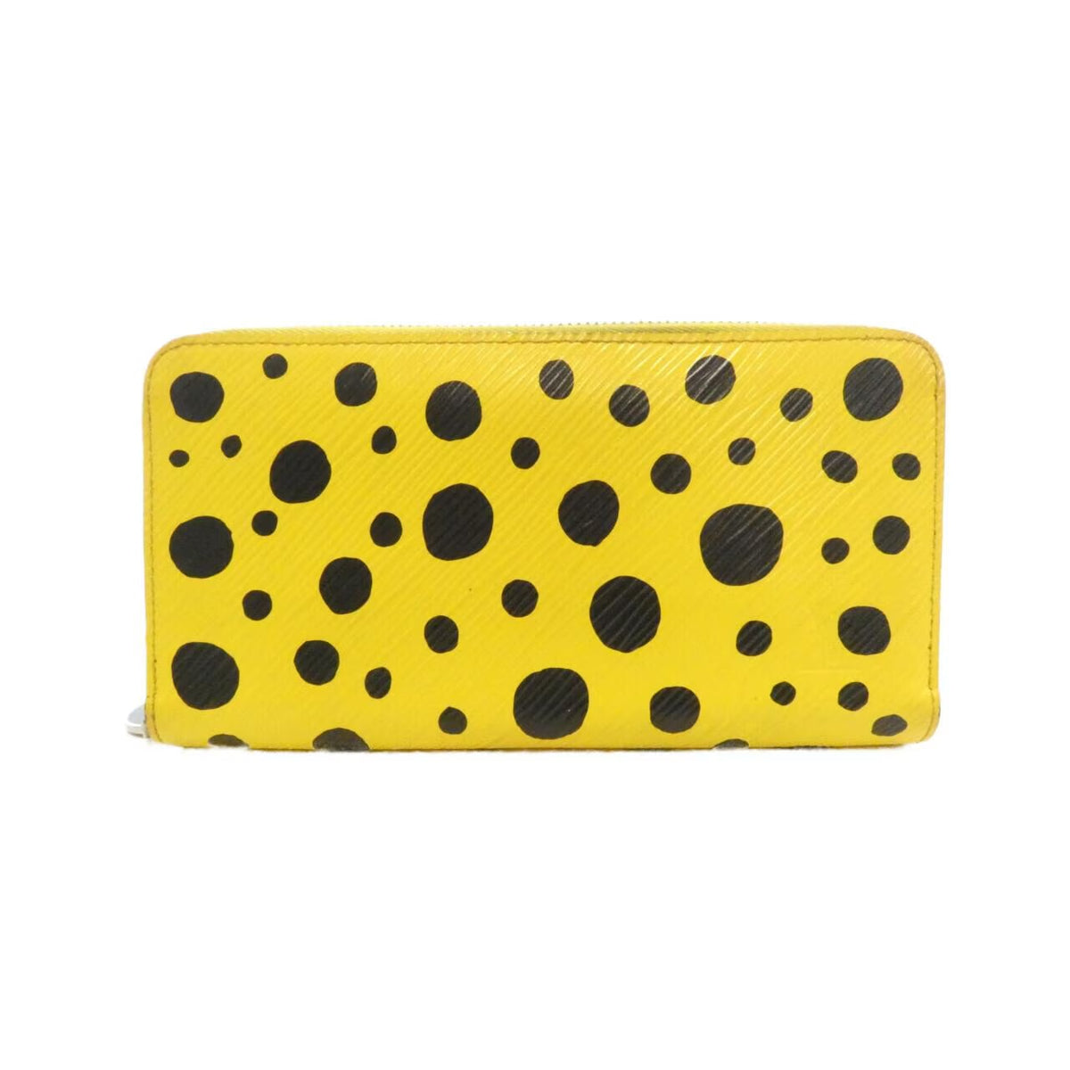 Louis Vuitton Yayoi Kasuma Zippy Wallet Epi Yellow Black Infinity Dots