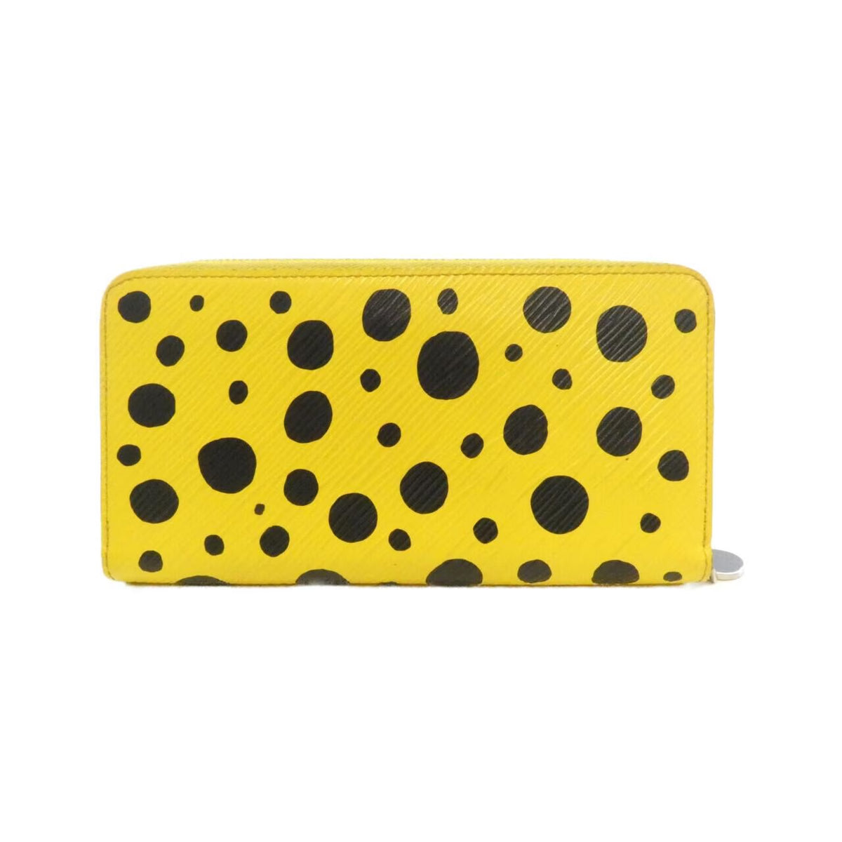 Louis Vuitton Yayoi Kasuma Zippy Wallet Epi Yellow Black Infinity Dots