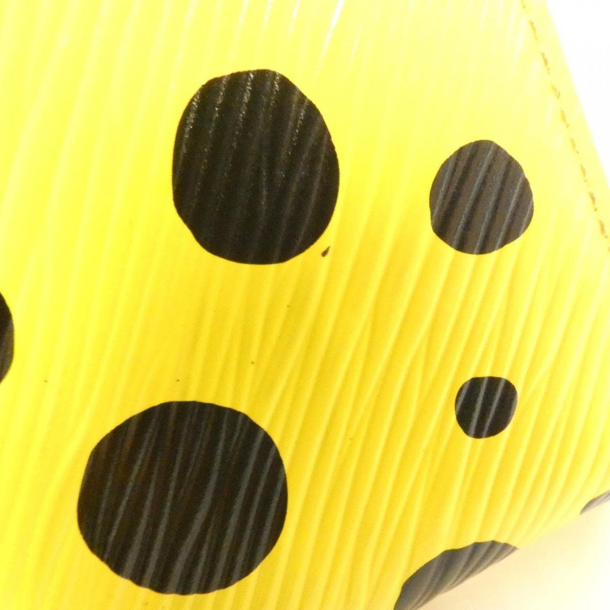 Louis Vuitton Yayoi Kasuma Zippy Wallet Epi Yellow Black Infinity Dots