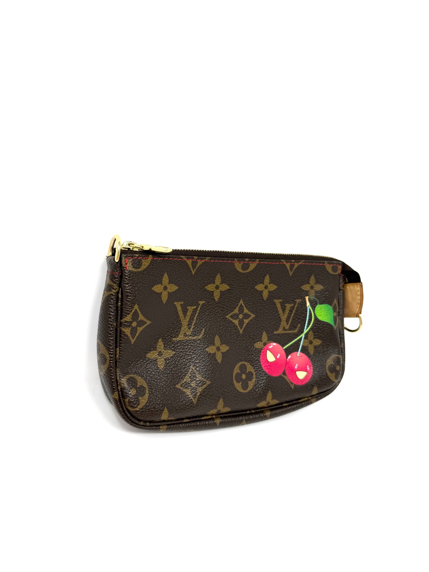 Louis Vuitton Takashi Murakami Cerises Cherry Bucket Pochette Accessories Pouch