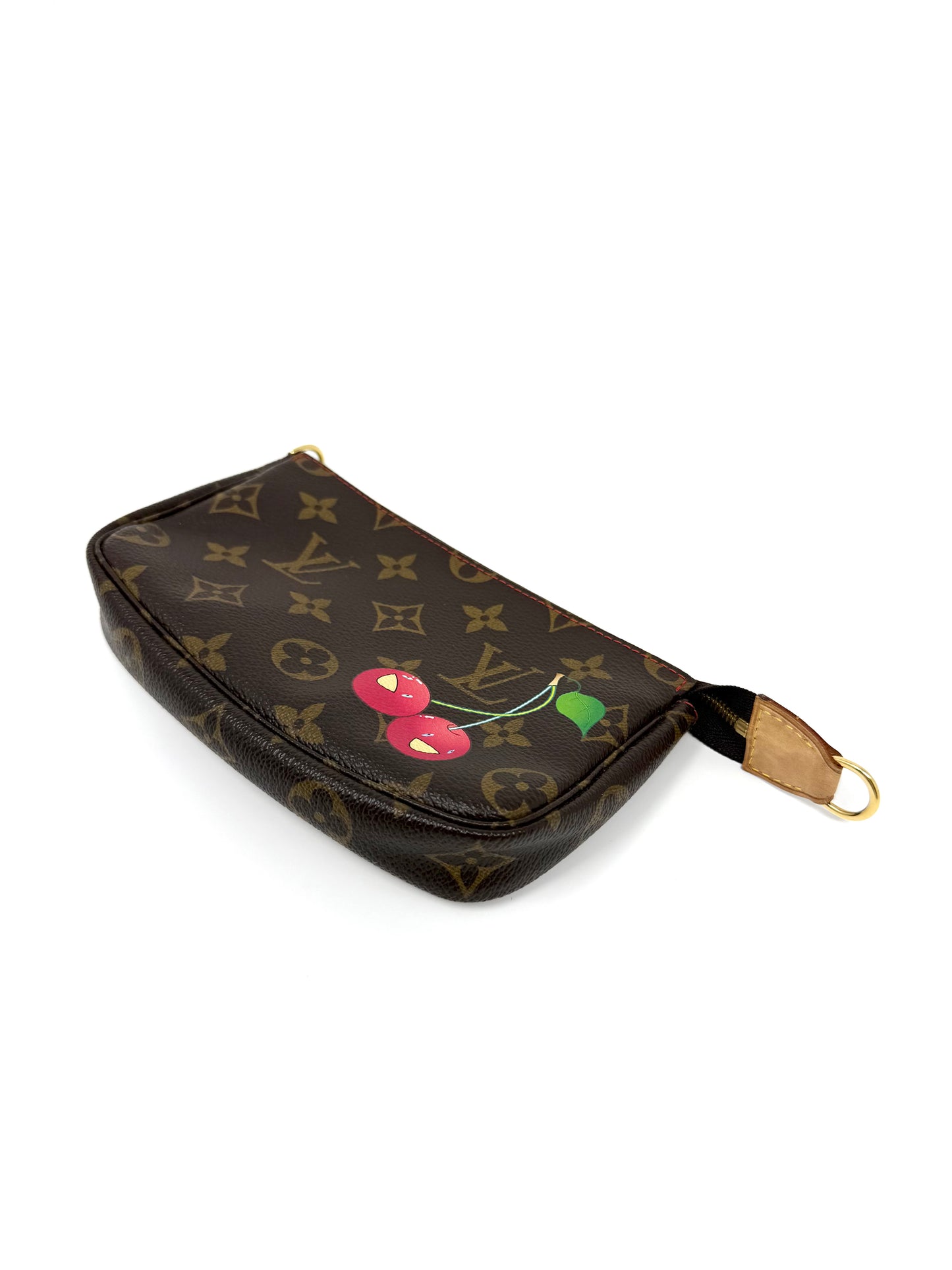 Louis Vuitton Takashi Murakami Cerises Cherry Bucket Pochette Accessories Pouch