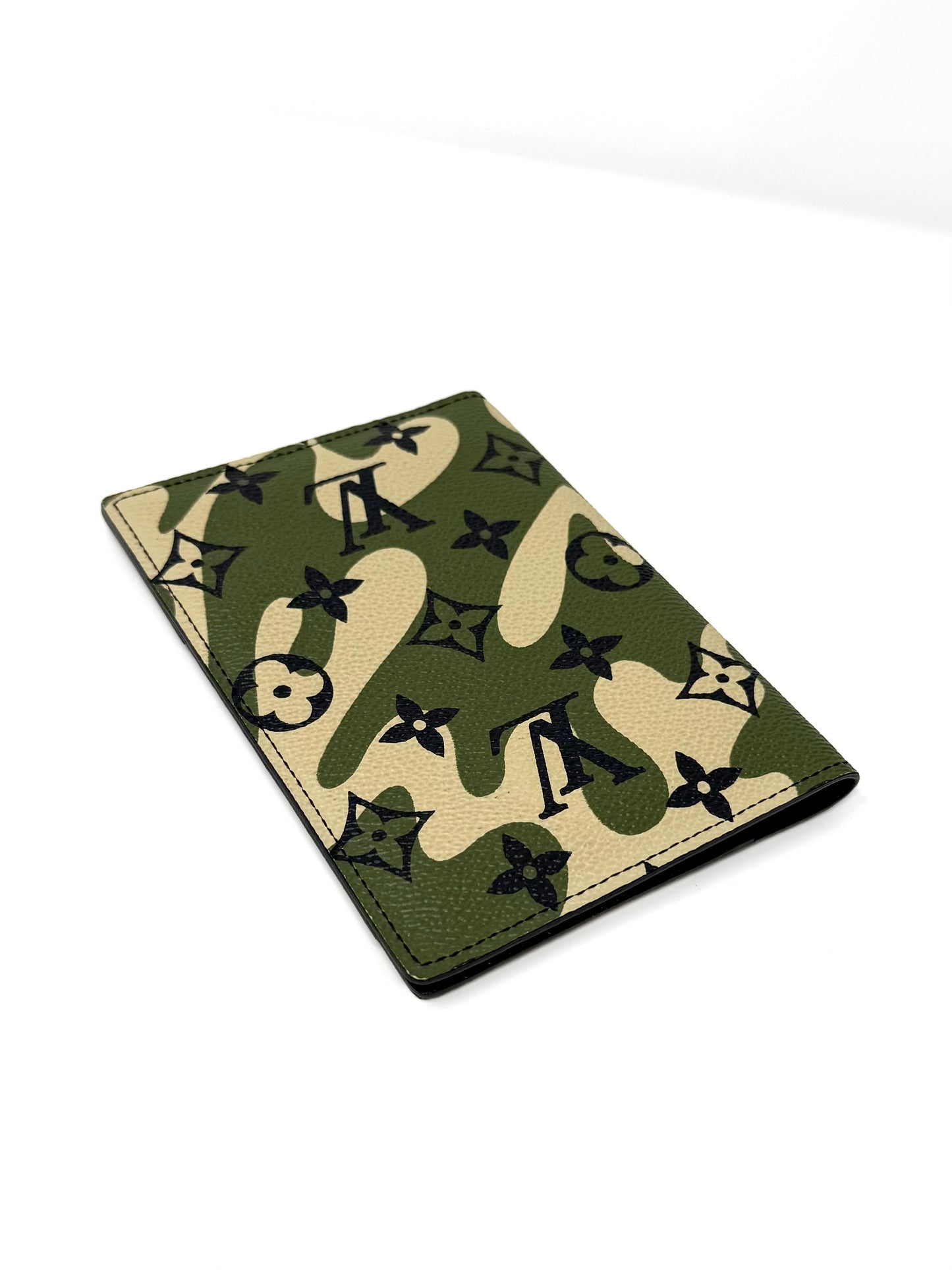 Louis Vuitton Takashi Murakami Monogramouflage Passport Holder