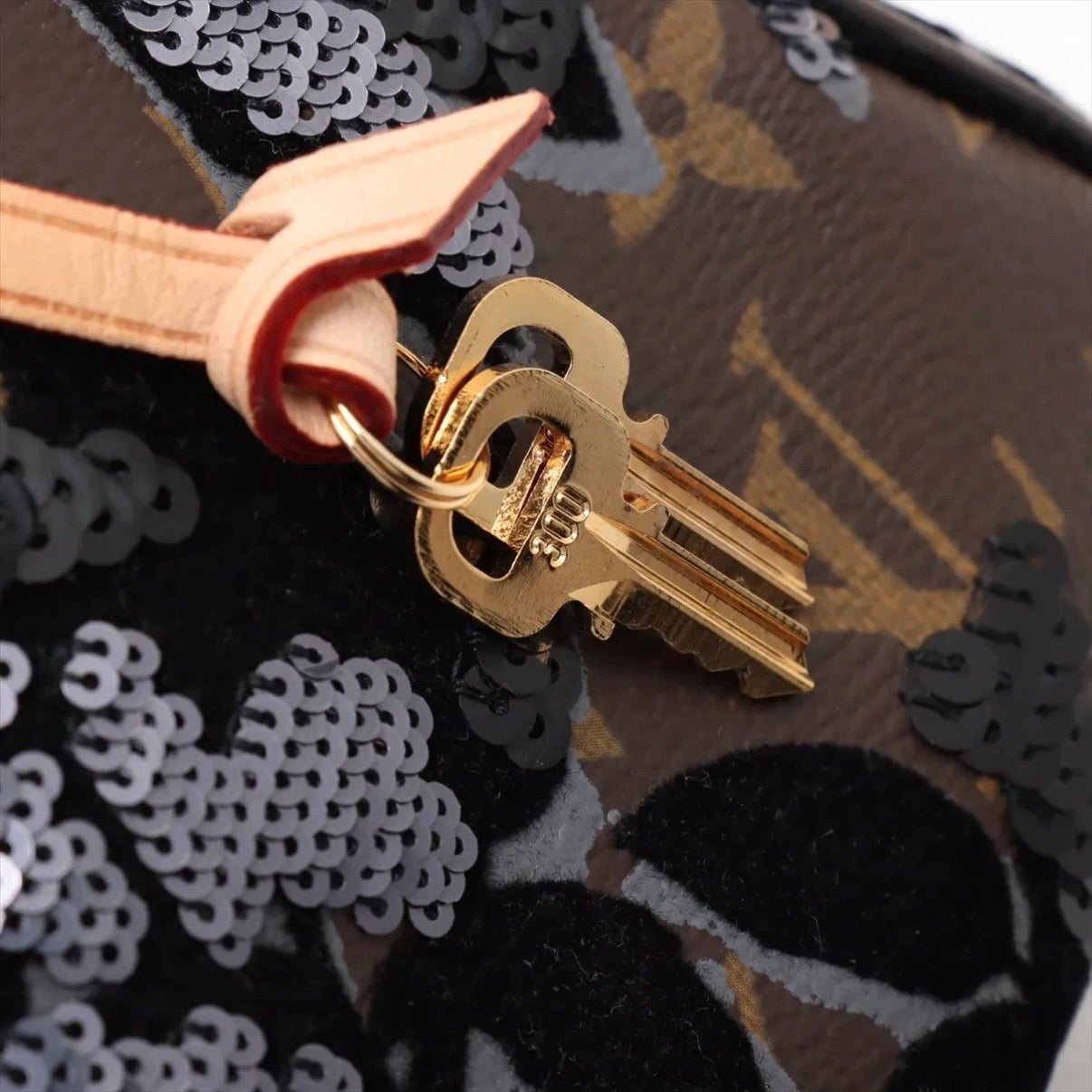 Louis Vuitton Fleur de Jais Speedy 30 Monogram Floral Sequins