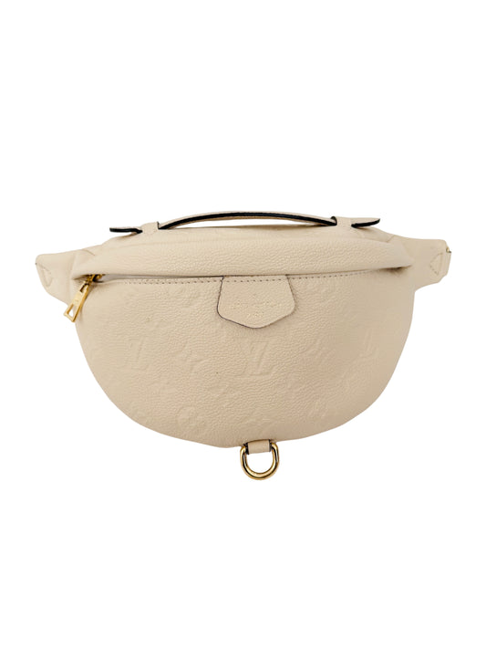 Louis Vuitton Empreinte BumBag Monogram Waist Belt Bag Creme Ivory White Cream