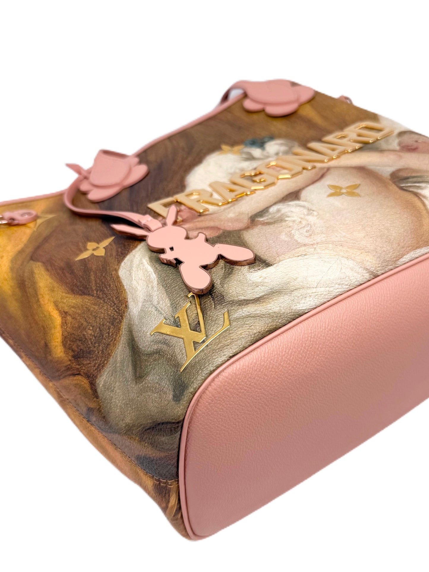 Louis Vuitton Fragonard Neverfull MM Masters Collection Pink