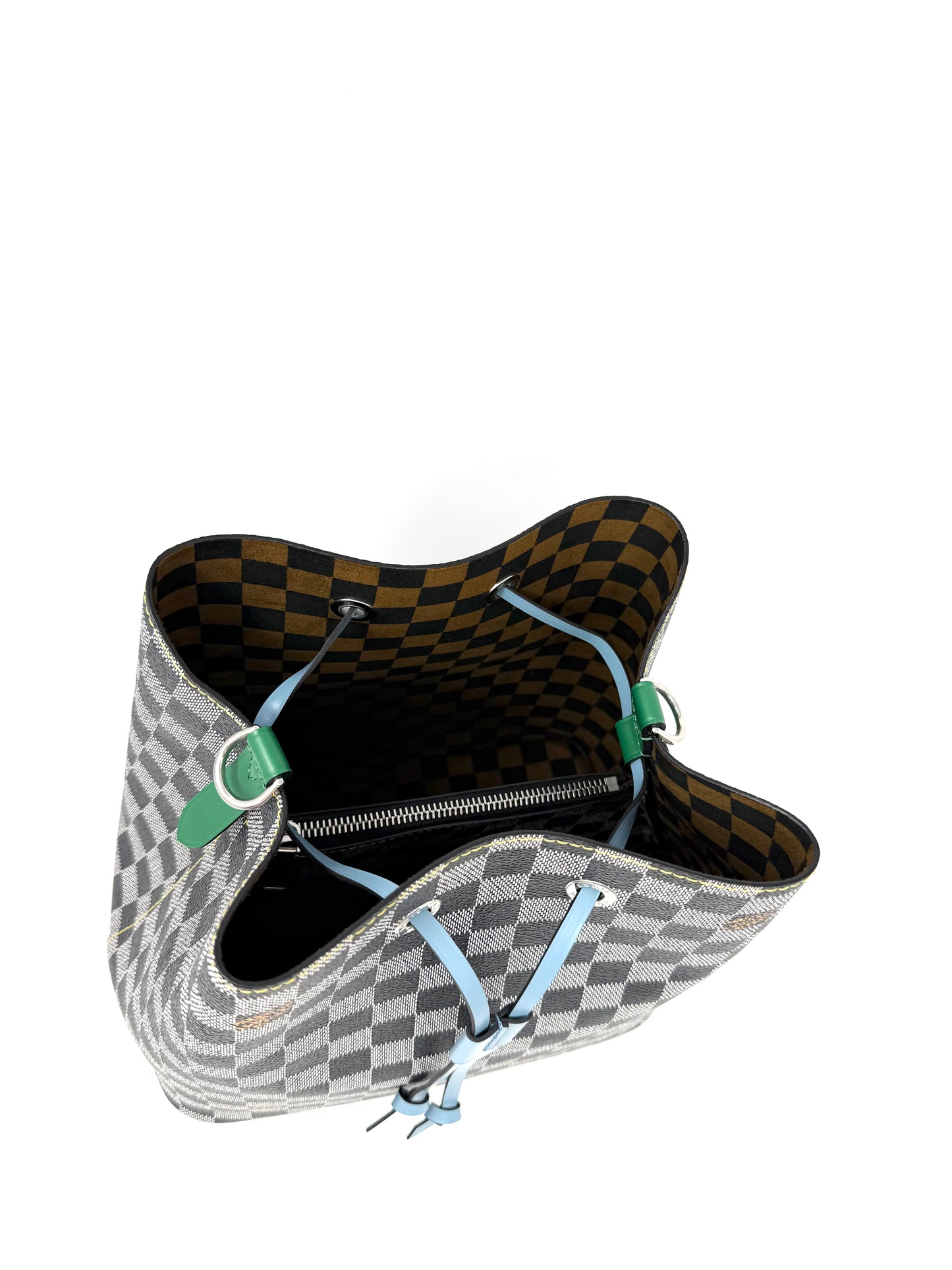 Louis Vuitton Damier Noir NeoNoe MM Tricolor Nicolas Ghesquiere
