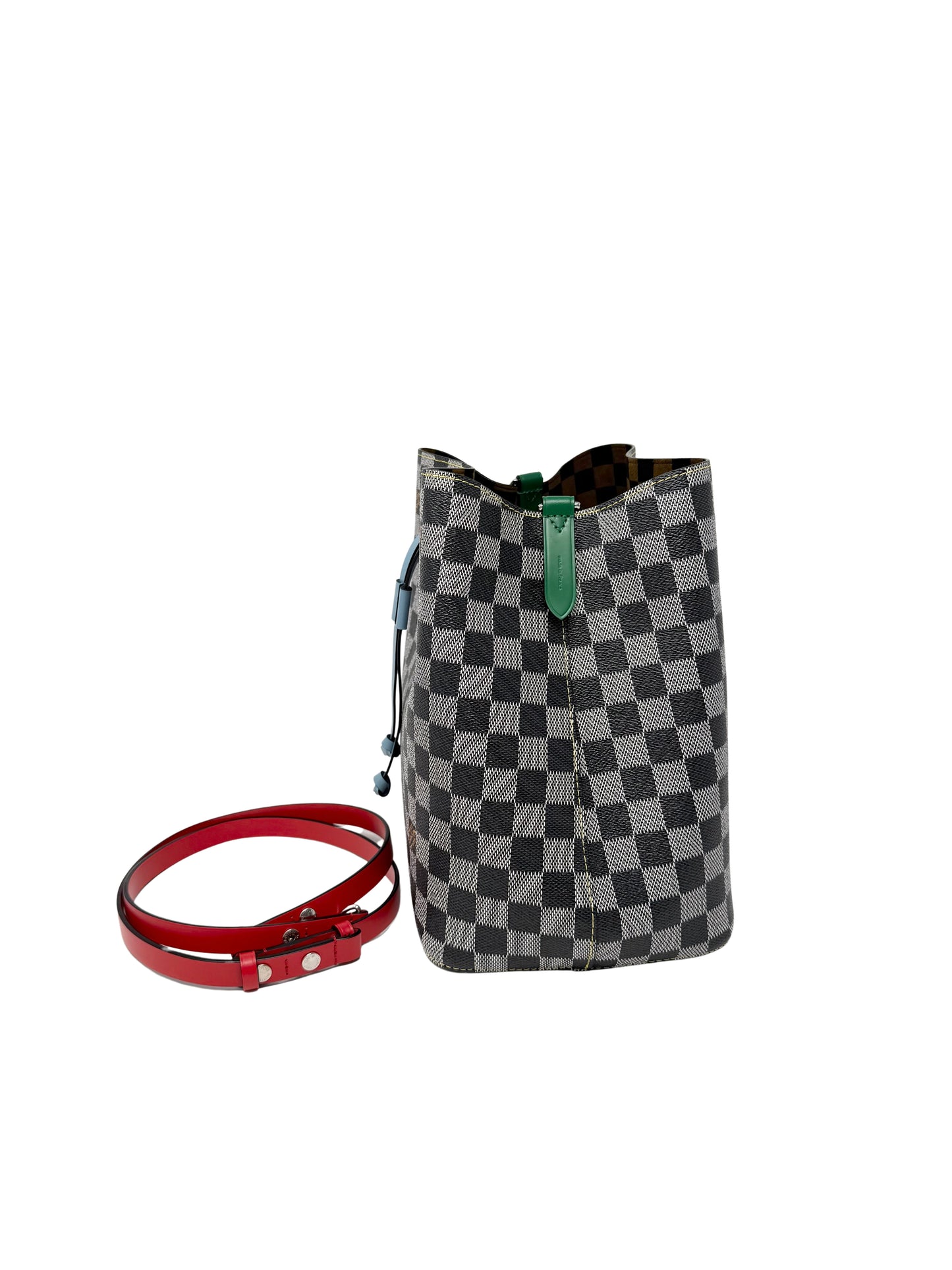 Louis Vuitton Damier Noir NeoNoe MM Tricolor Nicolas Ghesquiere