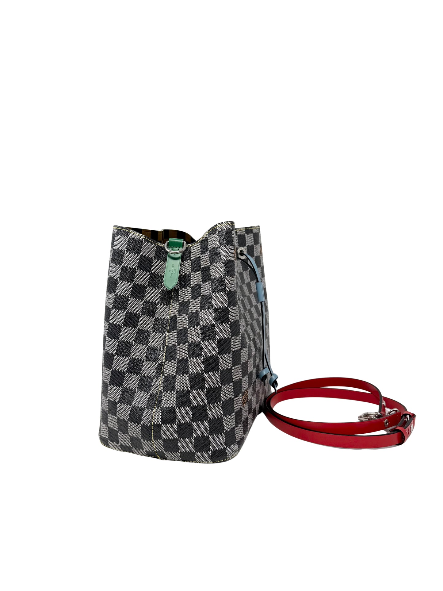 Louis Vuitton Damier Noir NeoNoe MM Tricolor Nicolas Ghesquiere