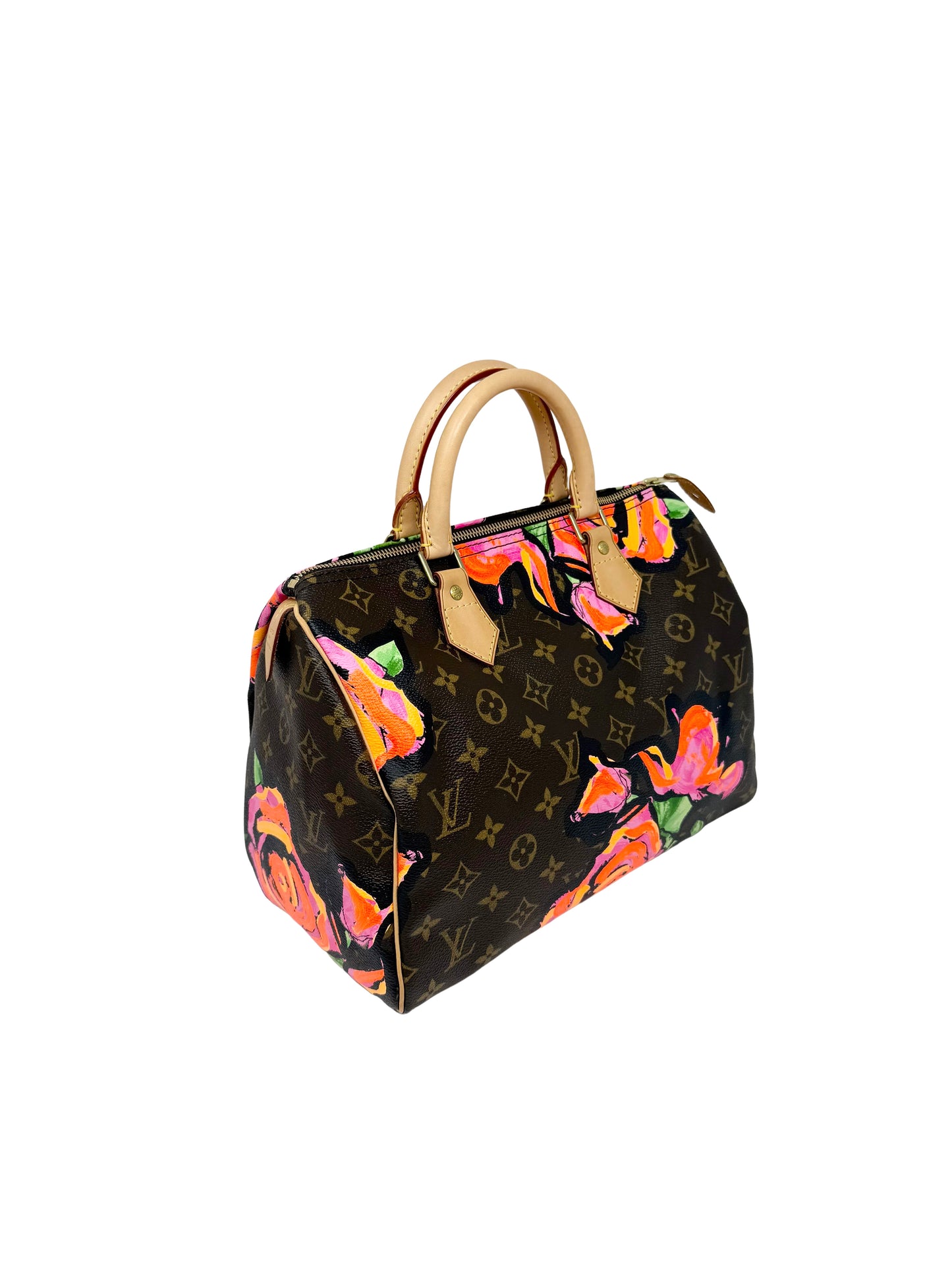 Louis Vuitton Speedy 30 Monogram Stephen Sprouse Graffiti Roses