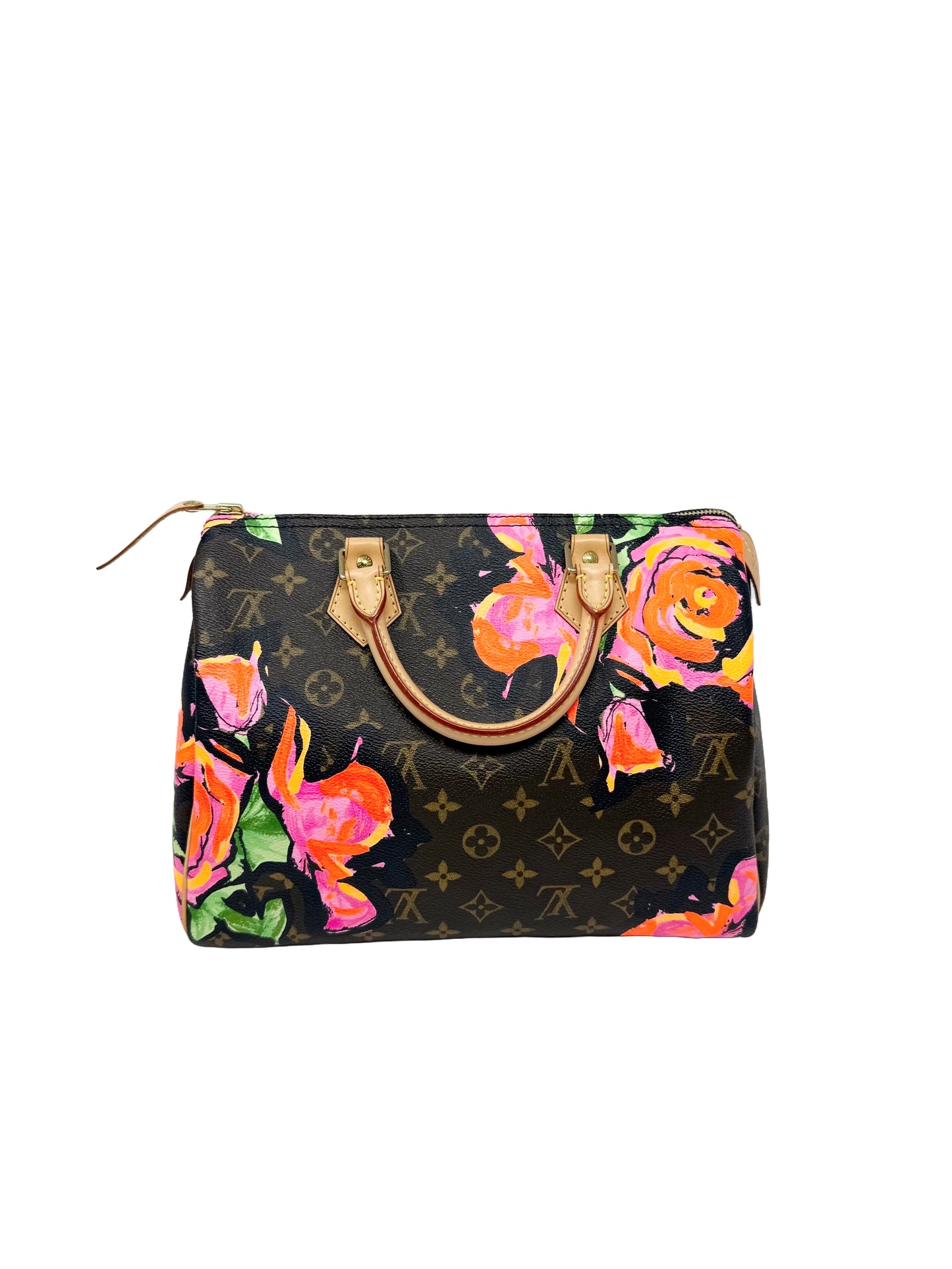 Louis Vuitton Speedy 30 Monogram Stephen Sprouse Graffiti Roses