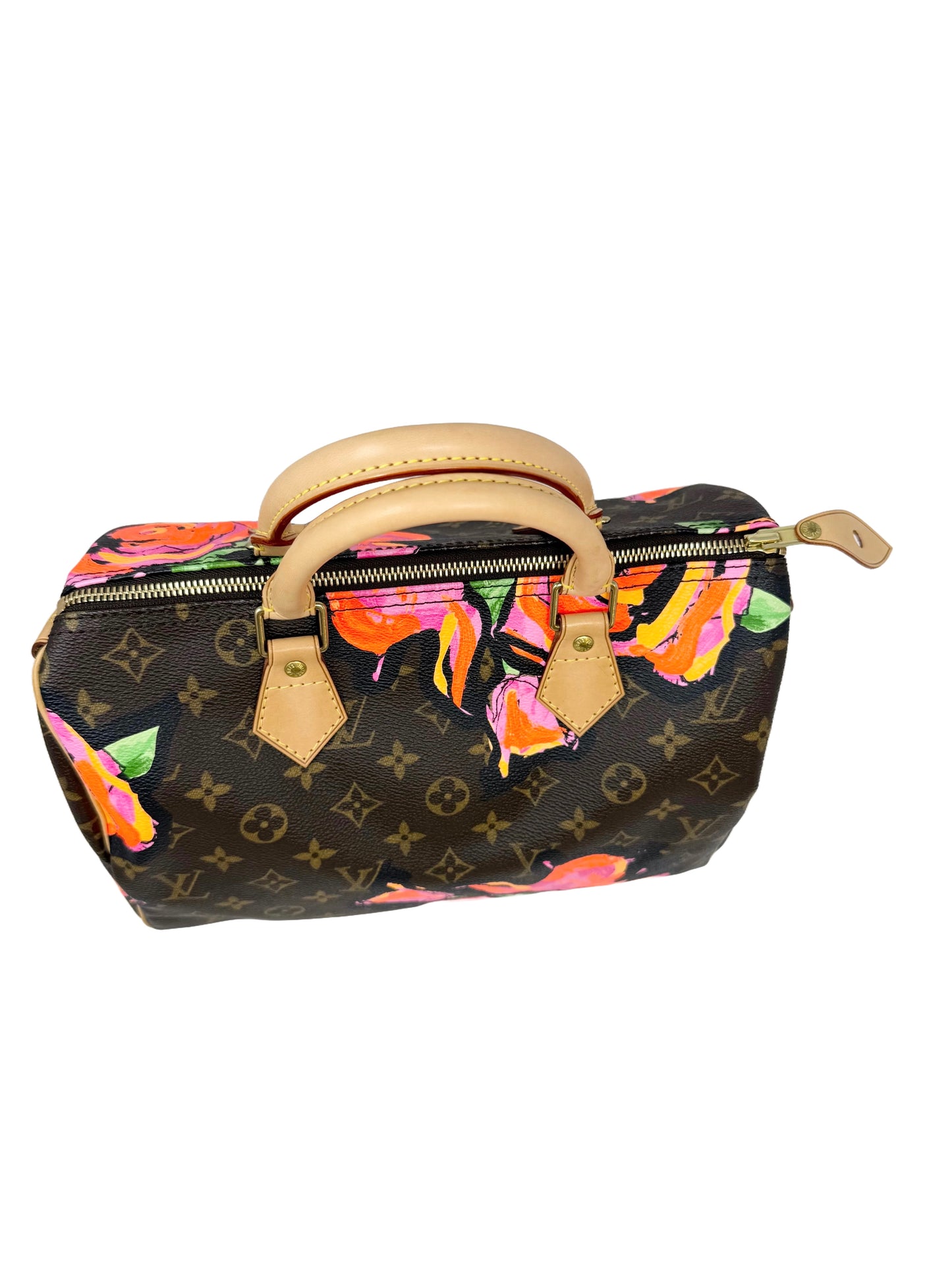 Louis Vuitton Speedy 30 Monogram Stephen Sprouse Graffiti Roses