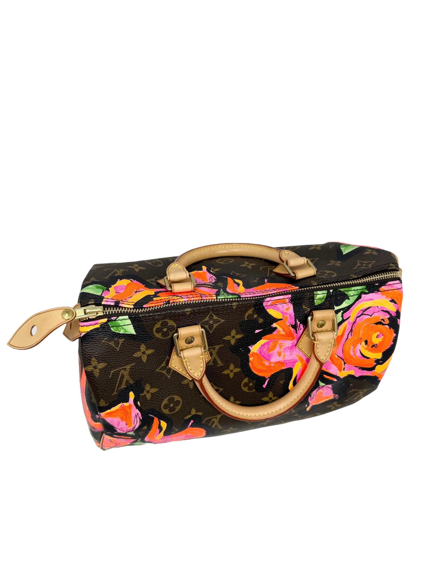 Louis Vuitton Speedy 30 Monogram Stephen Sprouse Graffiti Roses