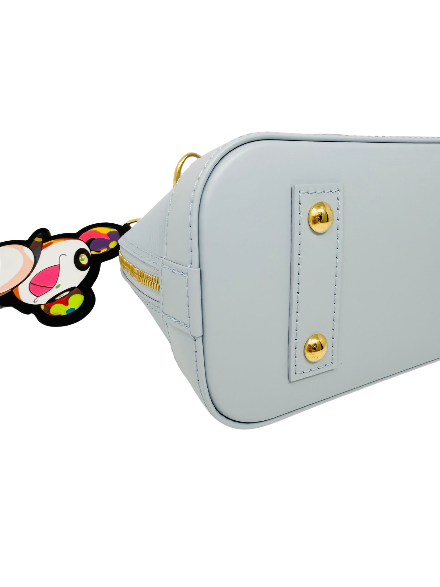Louis Vuitton Takashi Murakami Alma BB Epi Blue Multicolor Panda