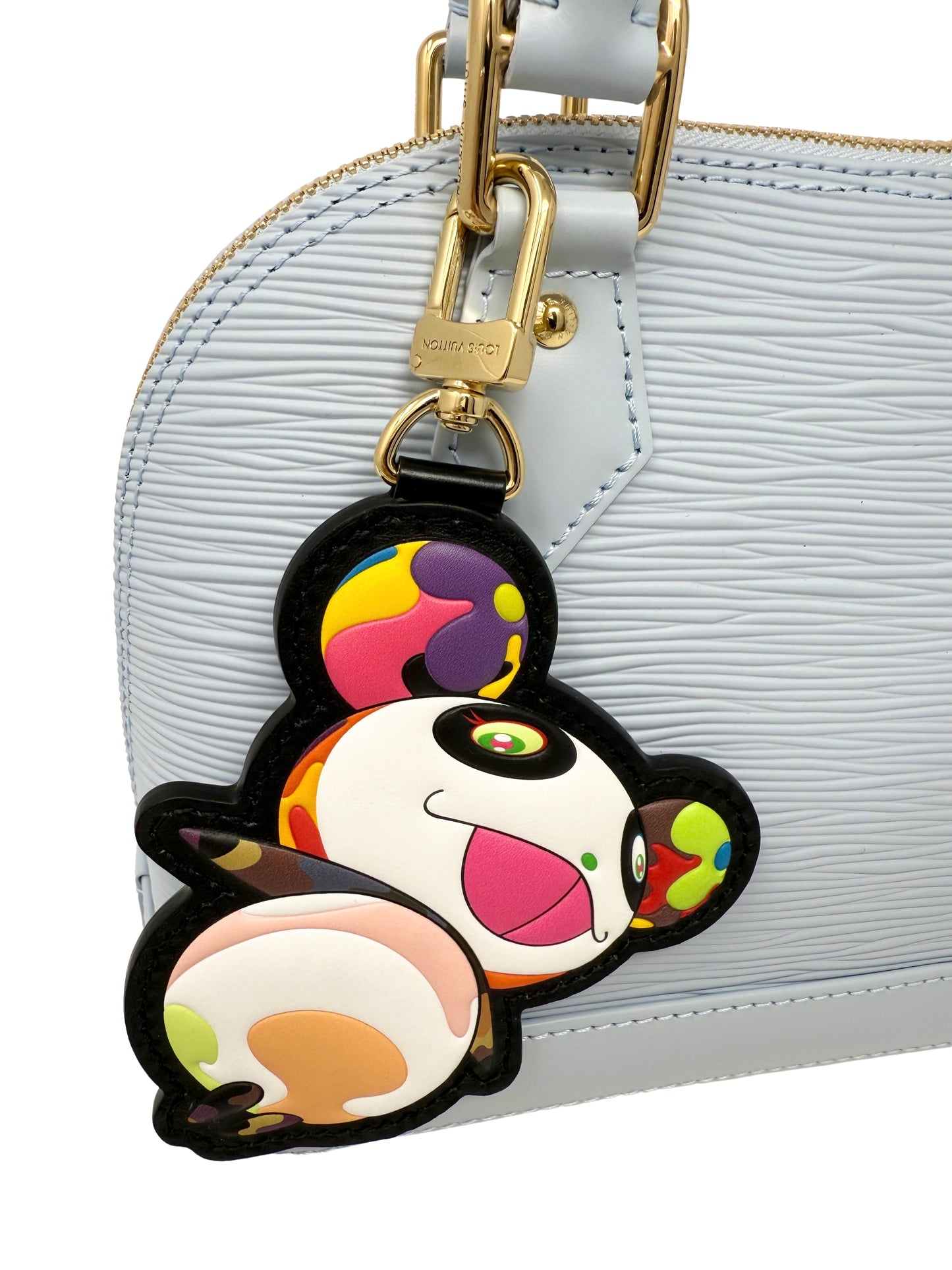 Louis Vuitton Takashi Murakami Alma BB Epi Blue Multicolor Panda