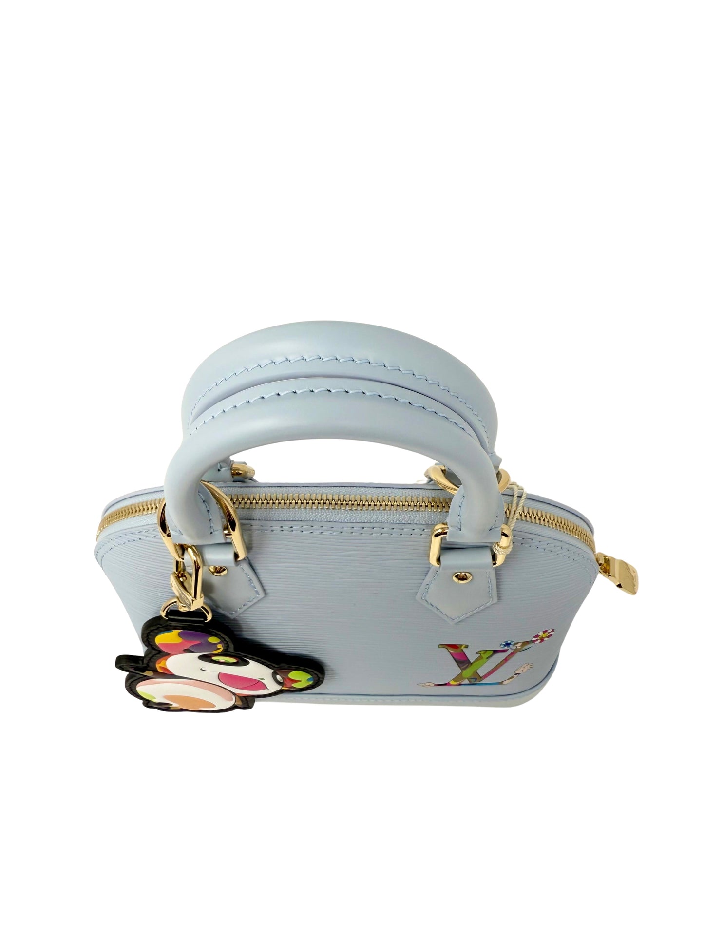 Louis Vuitton Takashi Murakami Alma BB Epi Blue Multicolor Panda