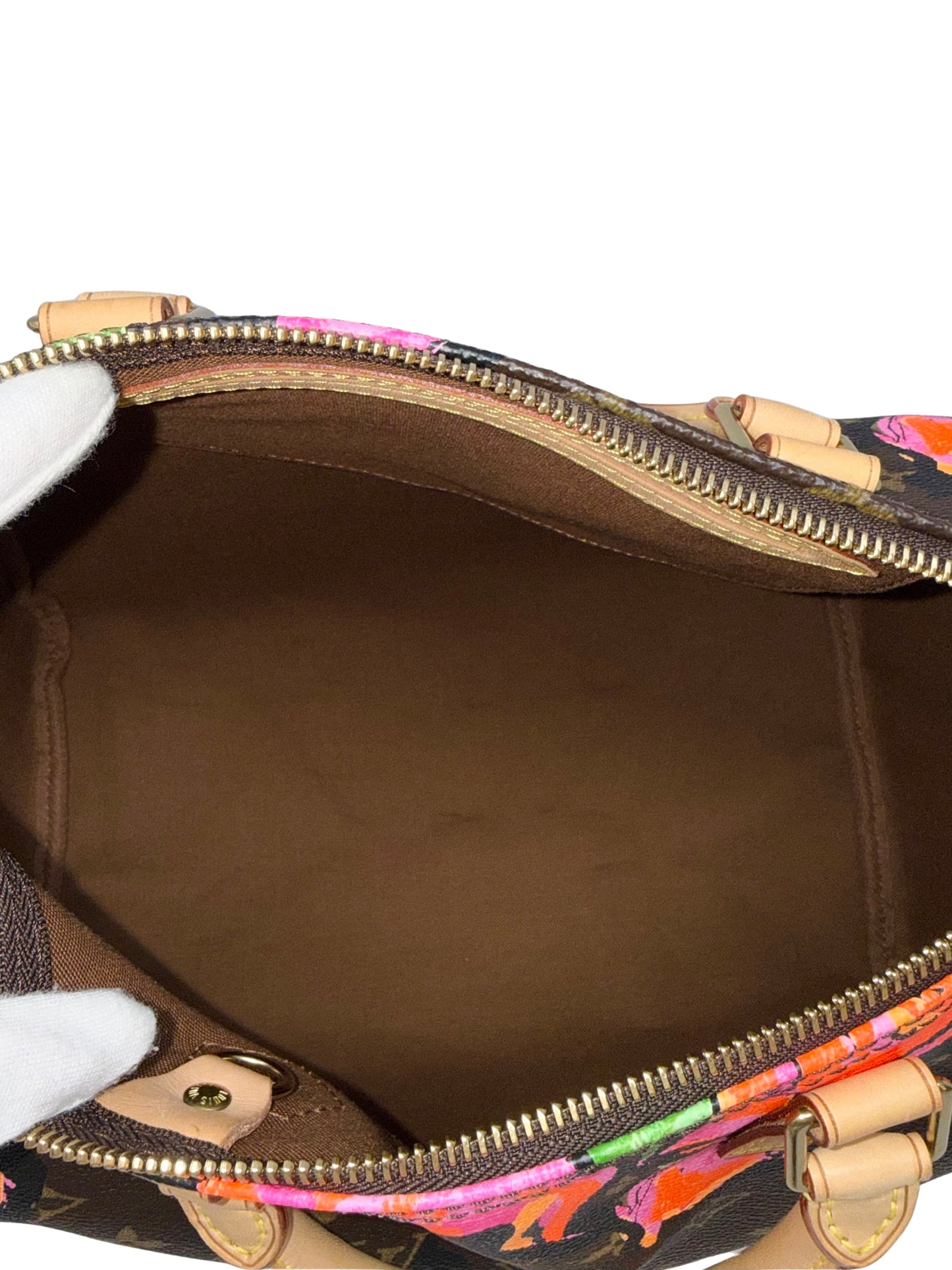 Louis Vuitton Speedy 30 Monogram Stephen Sprouse Graffiti Roses