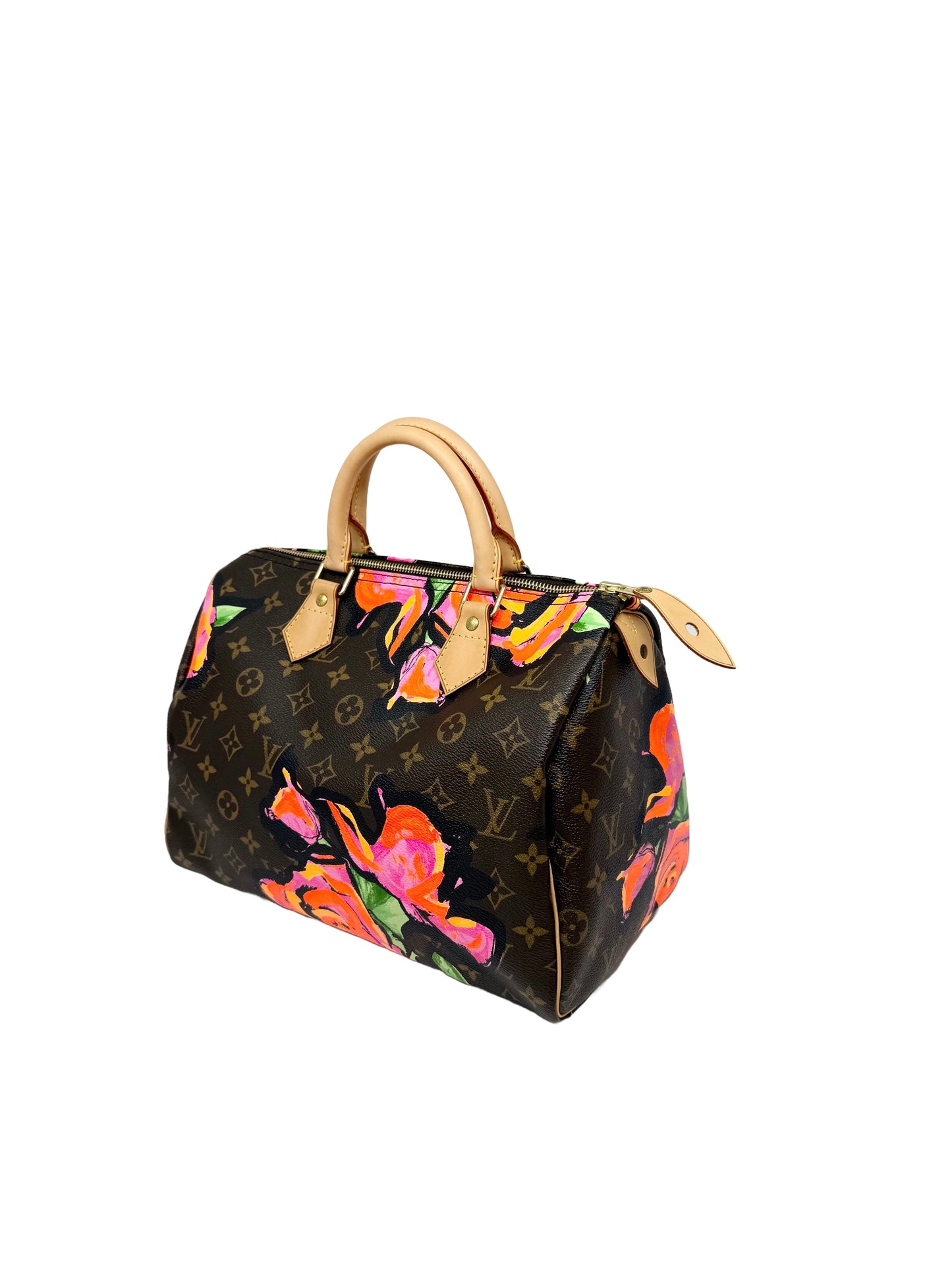 Louis Vuitton Speedy 30 Monogram Stephen Sprouse Graffiti Roses