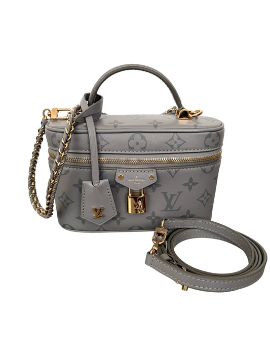 Louis Vuitton Vanity Chain Pouch Ink Trianon Gray