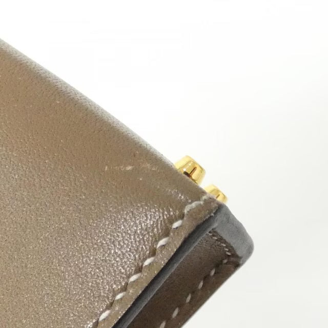 Hermes Mini Kelly Twilly Bag Charm Etoupe Gold Hardware
