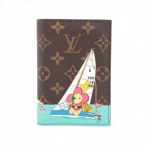 Louis Vuitton Vivienne Sailing Holiday Animation Passport Holder