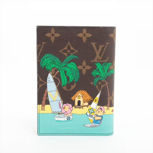 Louis Vuitton Vivienne Sailing Holiday Animation Passport Holder