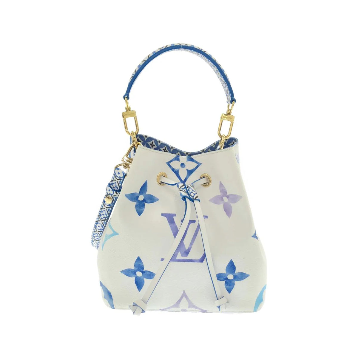Louis Vuitton NeoNoe BB By The Pool Blue Monogram Giant Bucket Bag