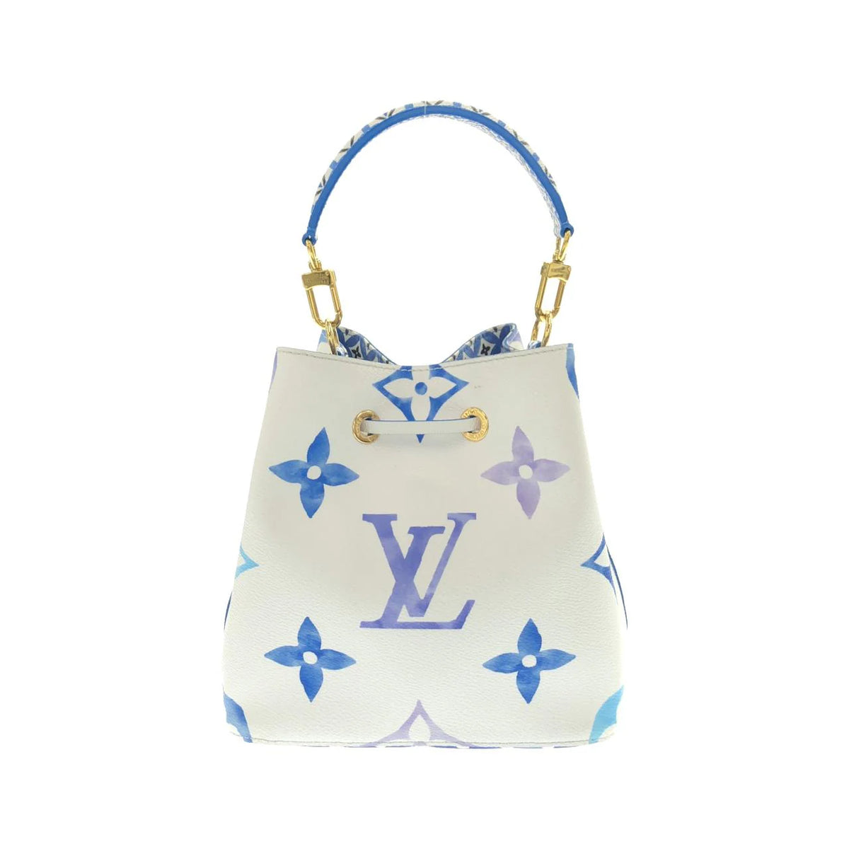 Louis Vuitton NeoNoe BB By The Pool Blue Monogram Giant Bucket Bag