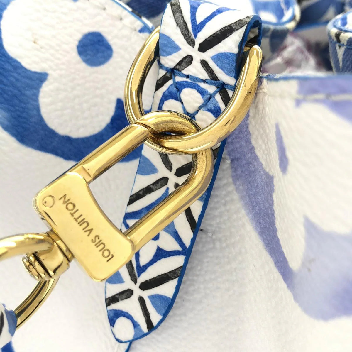 Louis Vuitton NeoNoe BB By The Pool Blue Monogram Giant Bucket Bag