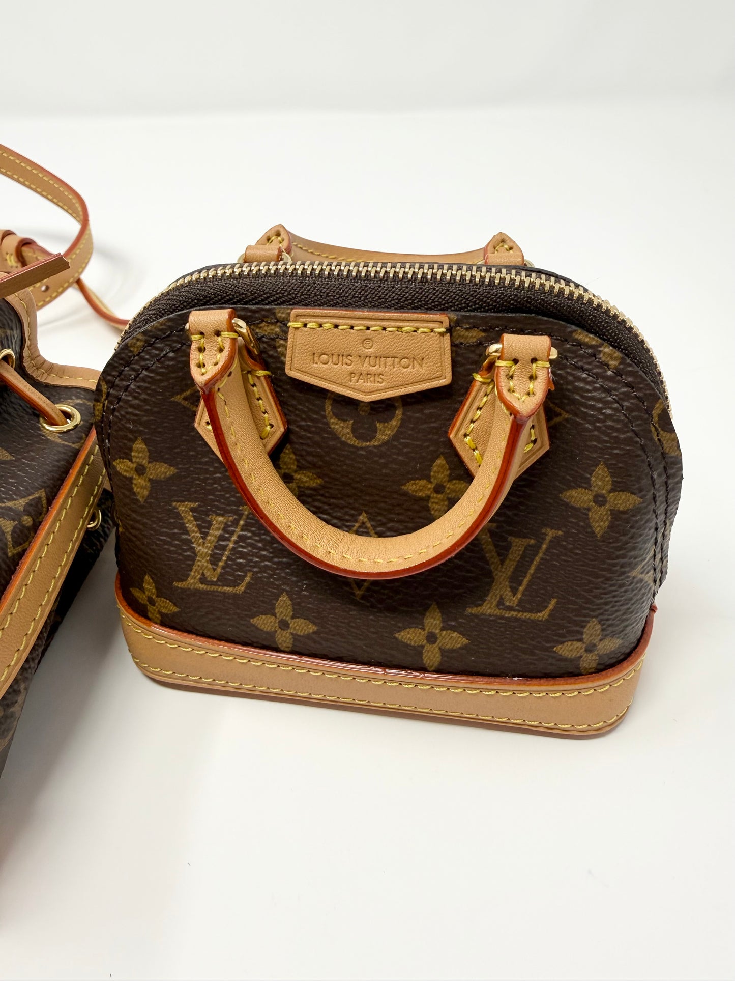 Louis Vuitton Trio Mini Incones Alma Speedy Noe Crossbody Runway