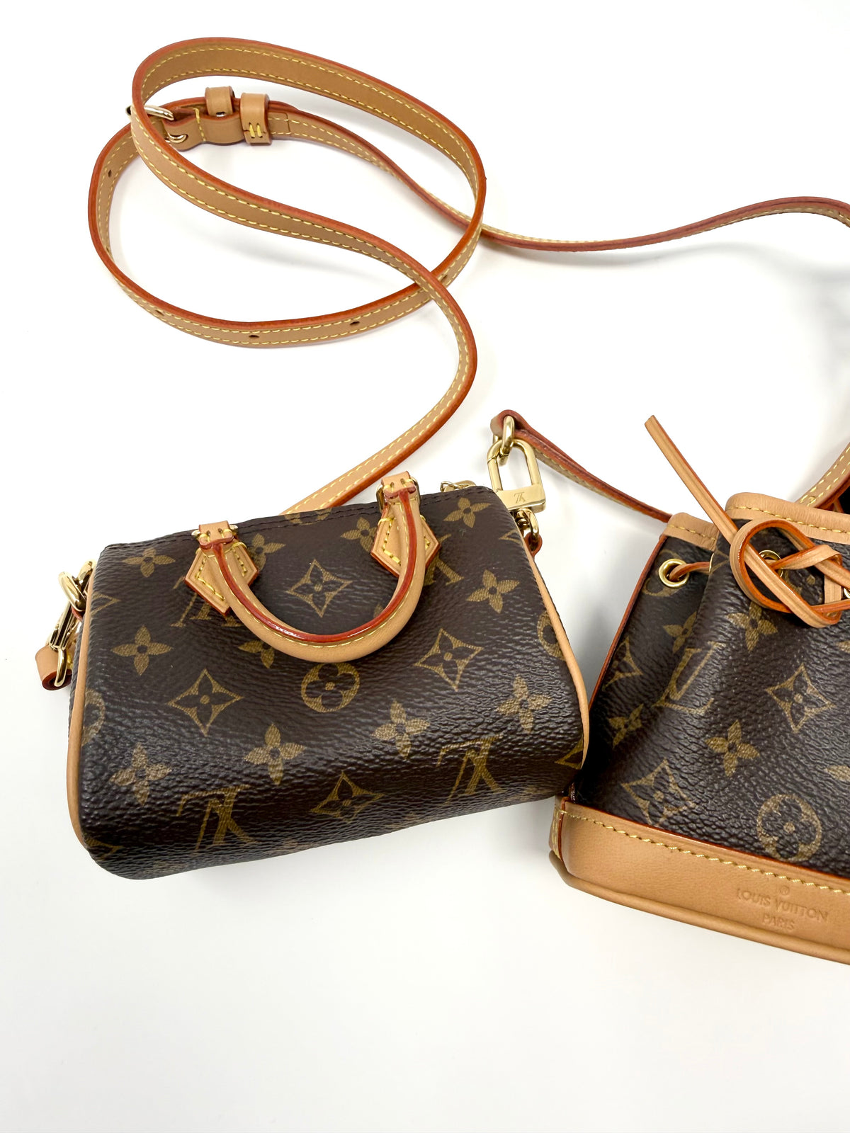 Louis Vuitton Trio Mini Incones Alma Speedy Noe Crossbody Runway