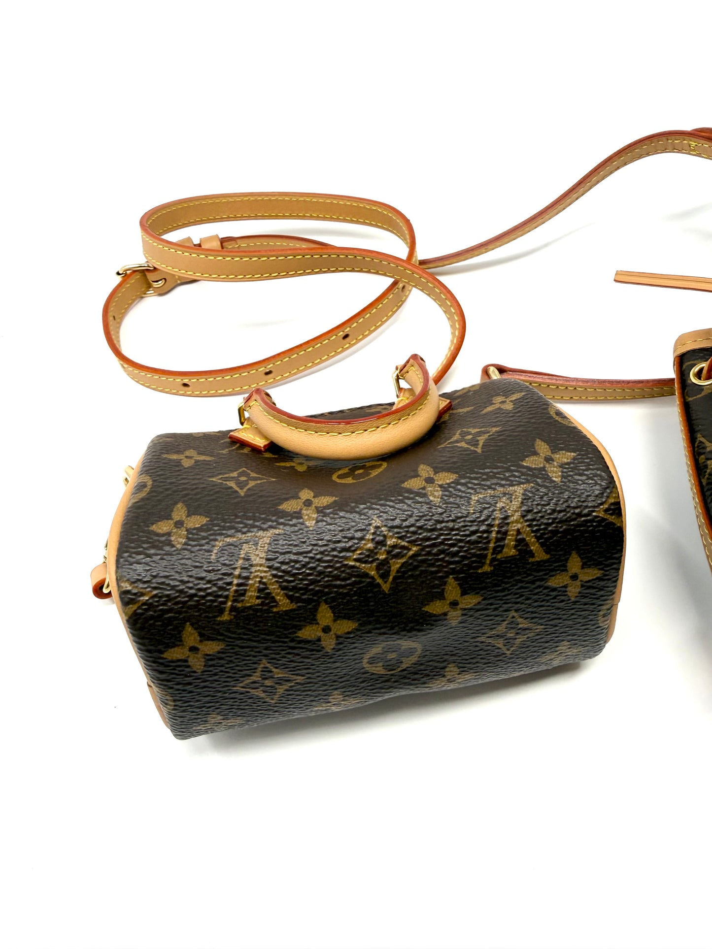 Louis Vuitton Trio Mini Incones Alma Speedy Noe Crossbody Runway