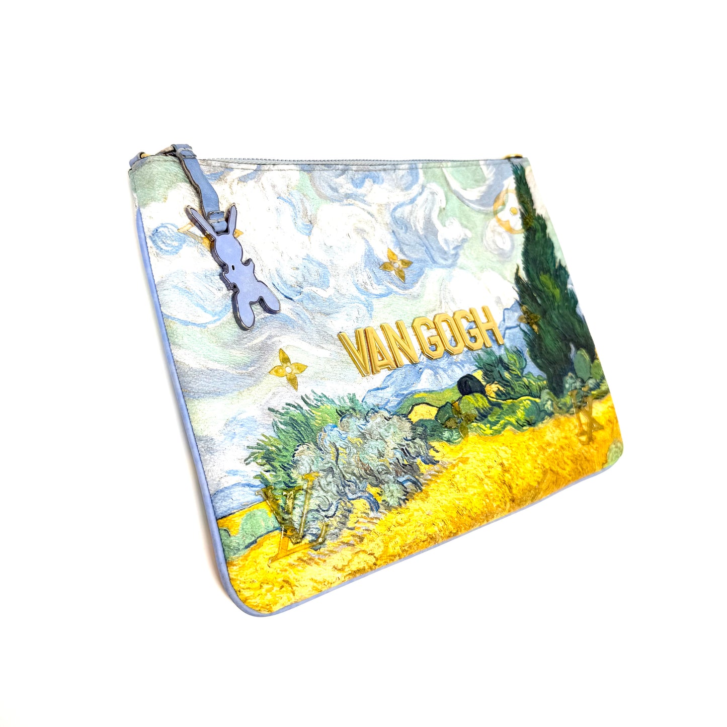 Louis Vuitton Jeff Koons Pochette Van Gogh Chain Pouch Masters Collection