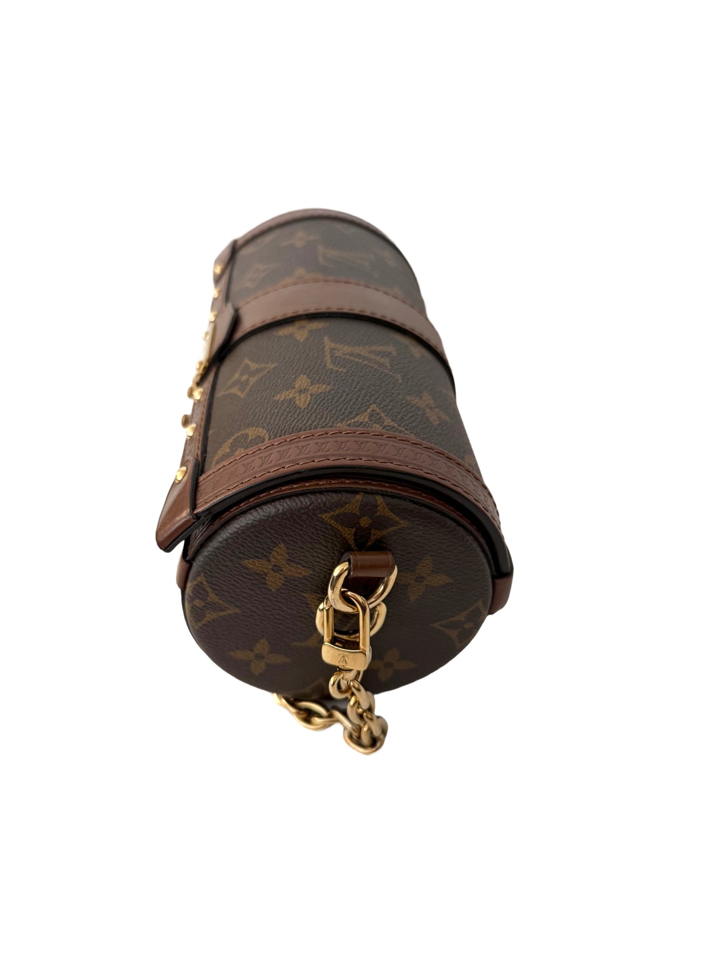 Louis Vuitton Papillon Trunk Monogram Chain Crossbody Bag