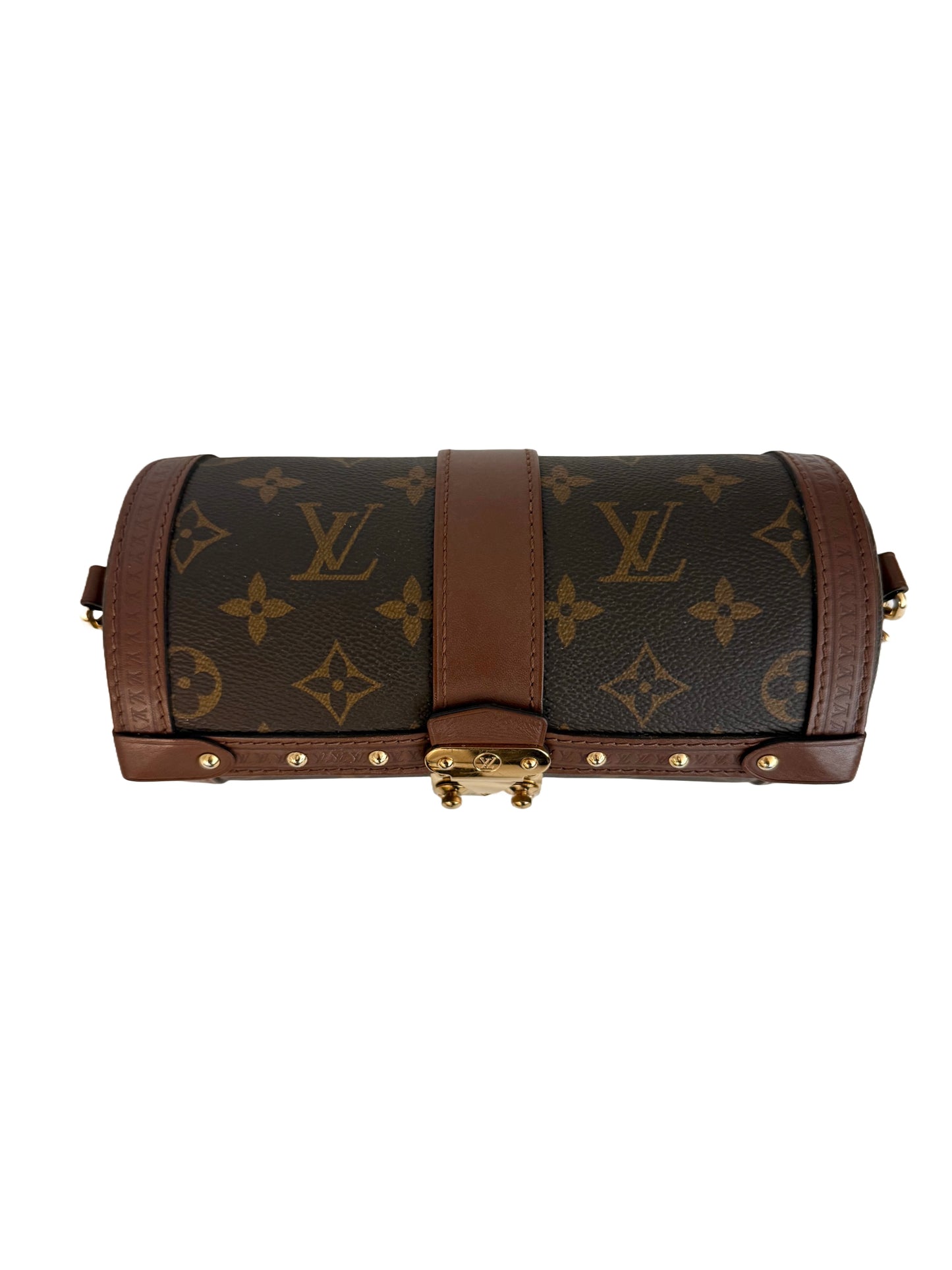 Louis Vuitton Papillon Trunk Monogram Chain Crossbody Bag