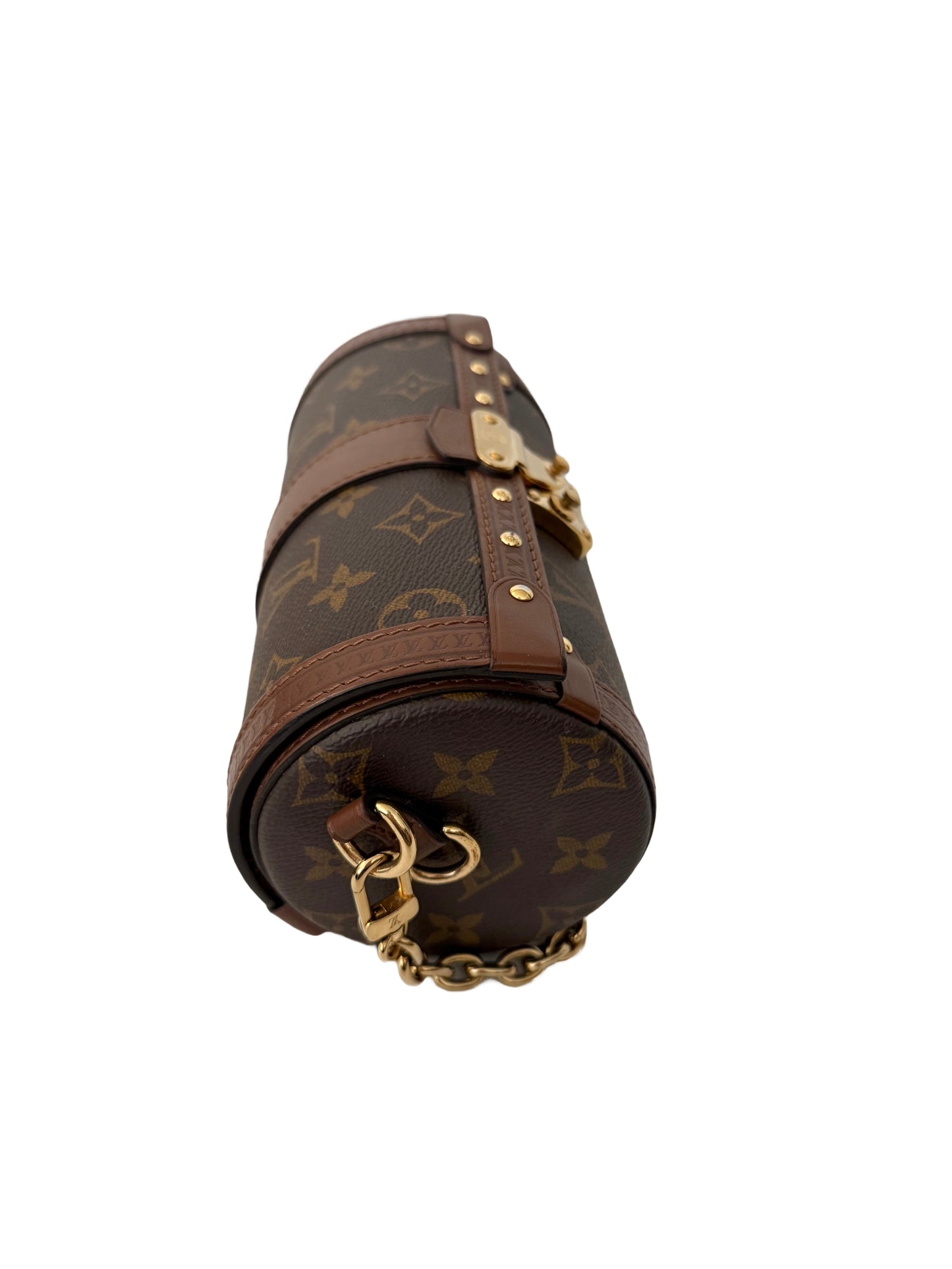 Louis Vuitton Papillon Trunk Monogram Chain Crossbody Bag