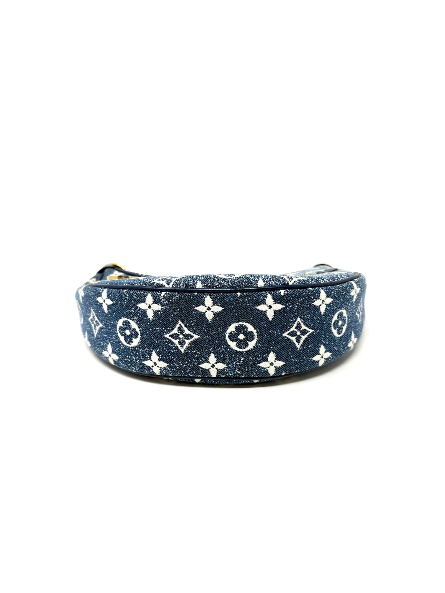 Louis Vuitton Loop Blue Denim Monogram Jacquard Hobo