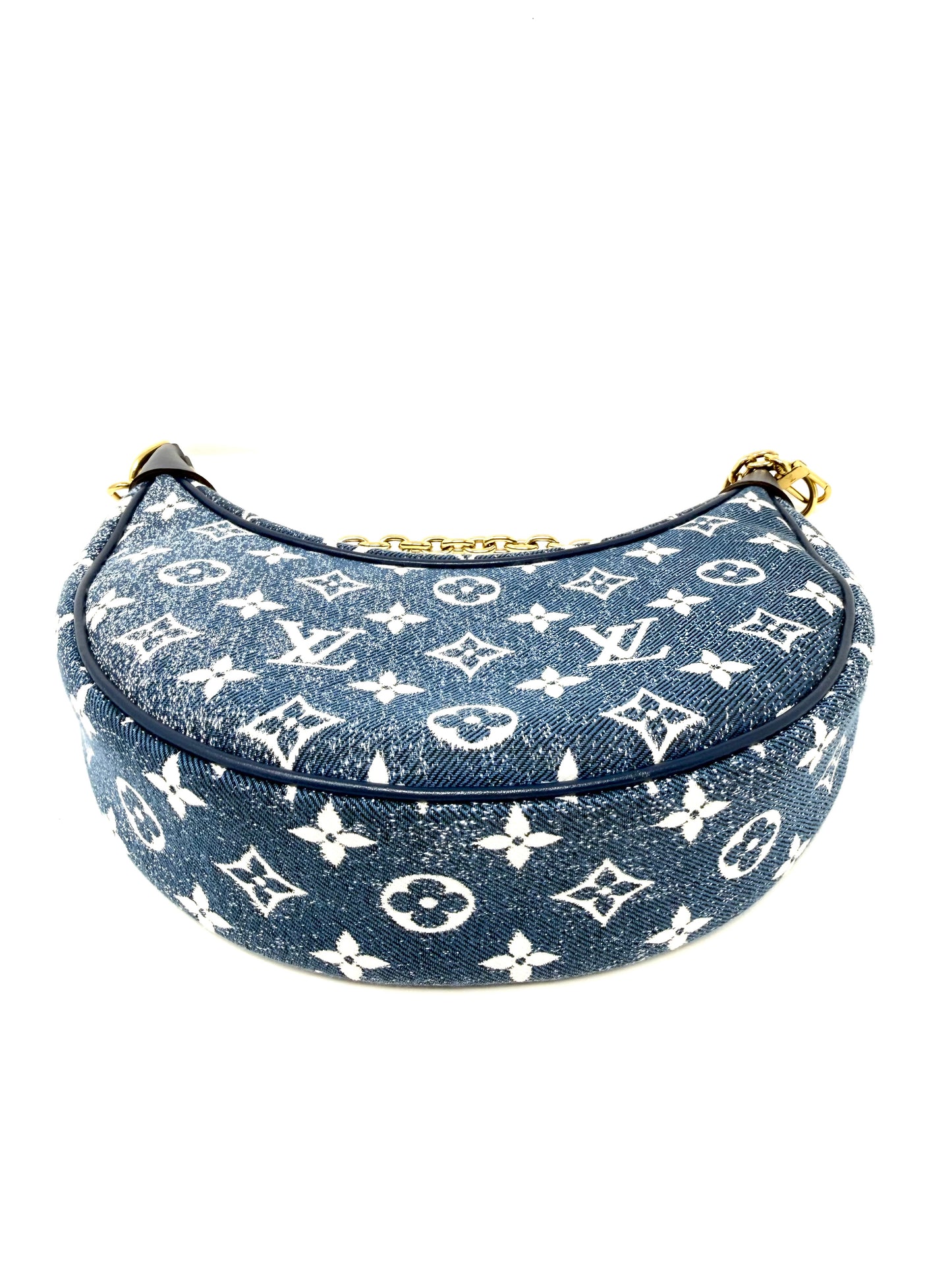 Louis Vuitton Loop Blue Denim Monogram Jacquard Hobo