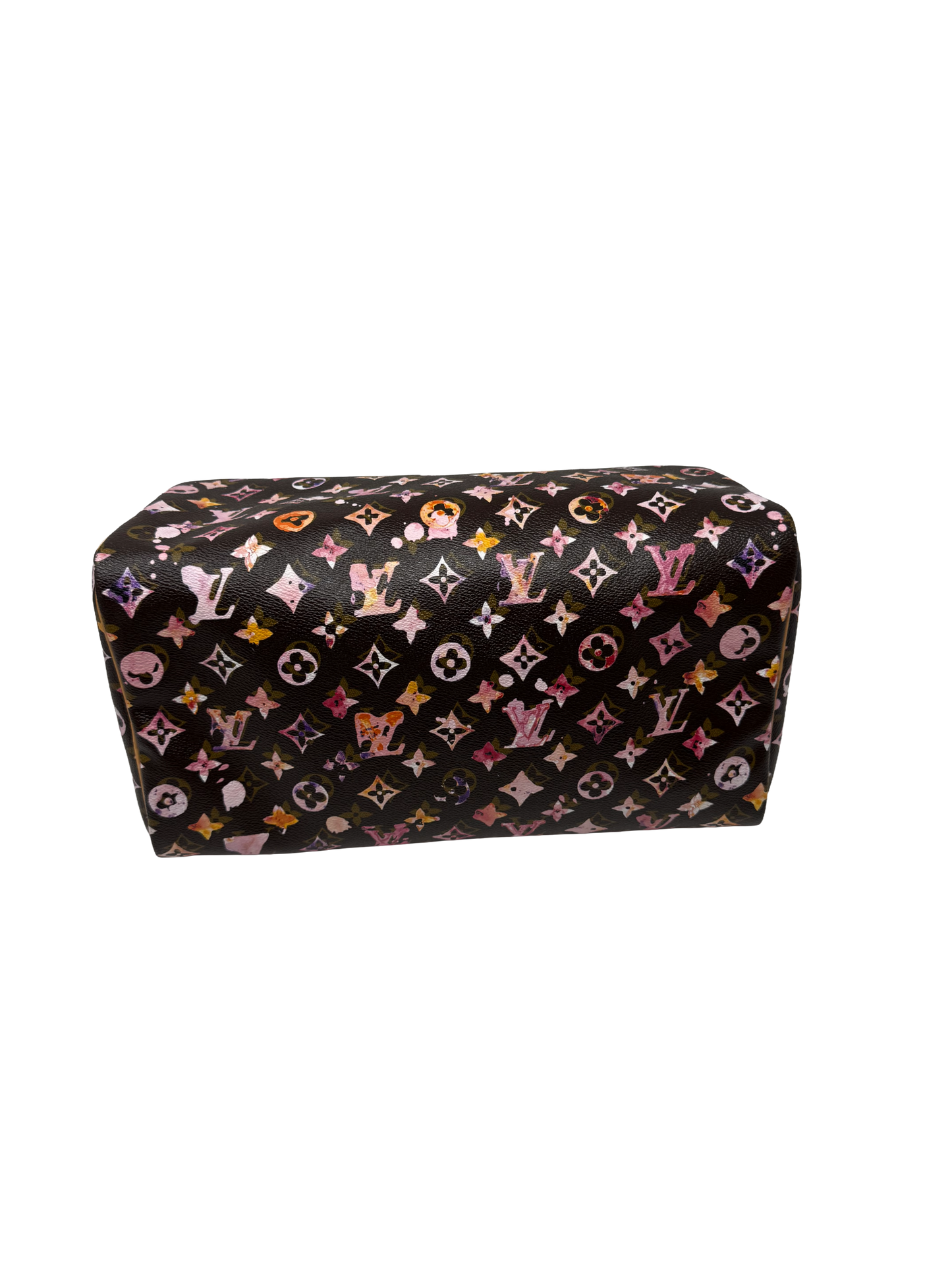 Louis Vuitton Richard Prince Watercolor Aquarelle Speedy 35 Brown