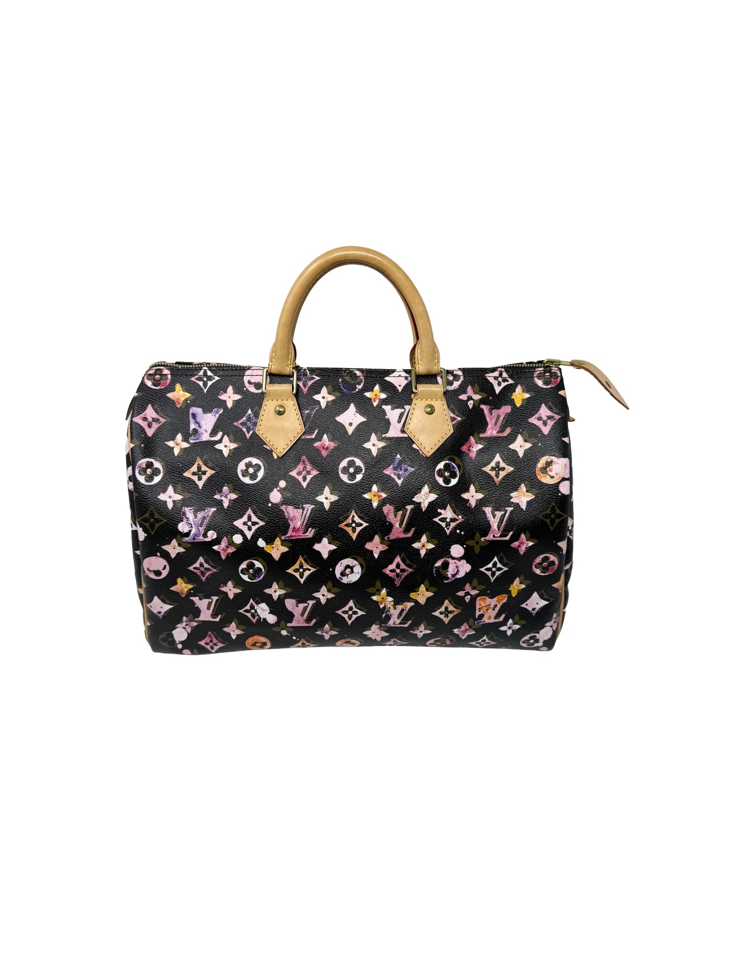 Louis Vuitton Richard Prince Watercolor Aquarelle Speedy 35 Brown