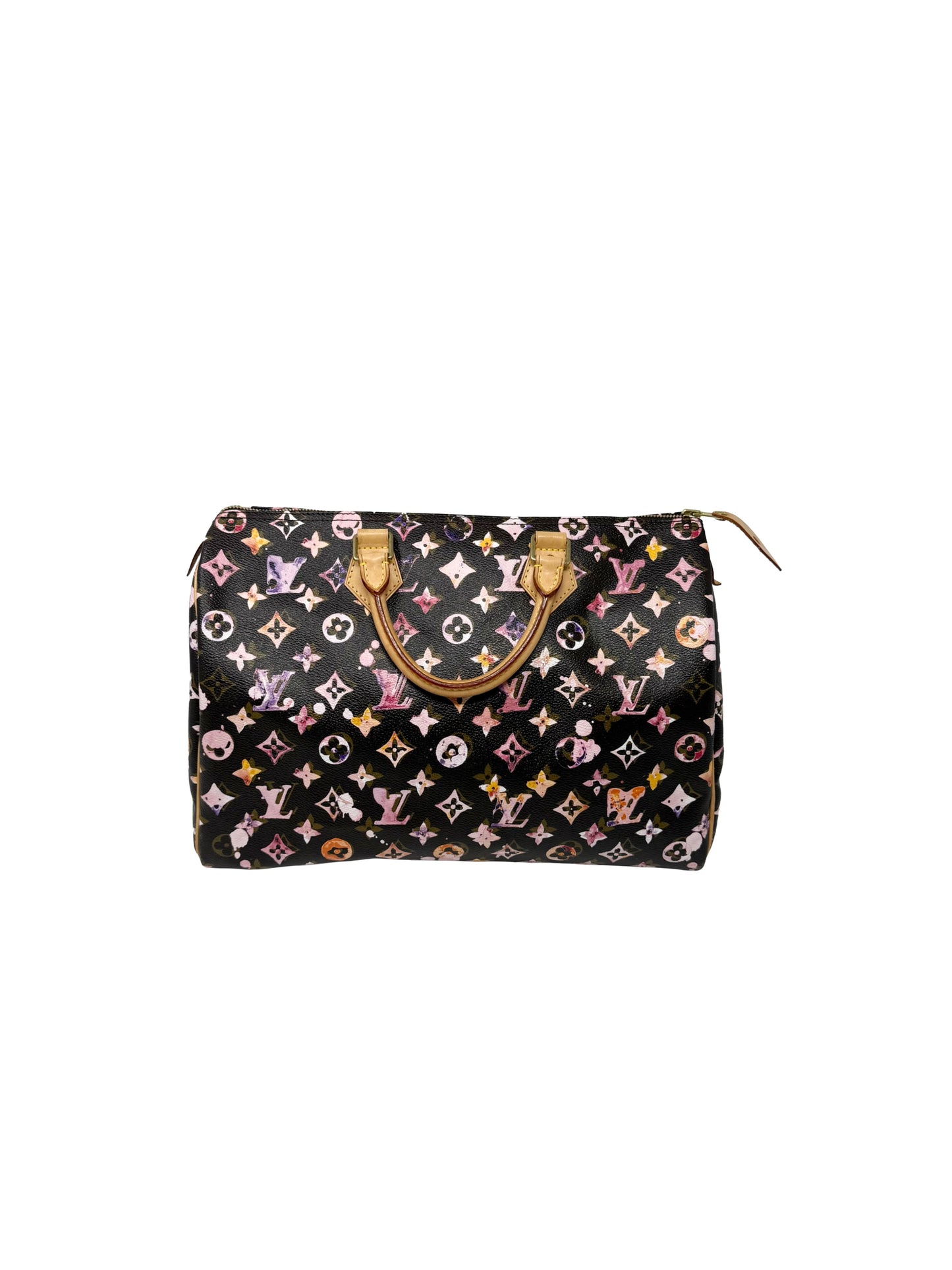 Louis Vuitton Richard Prince Watercolor Aquarelle Speedy 35 Brown