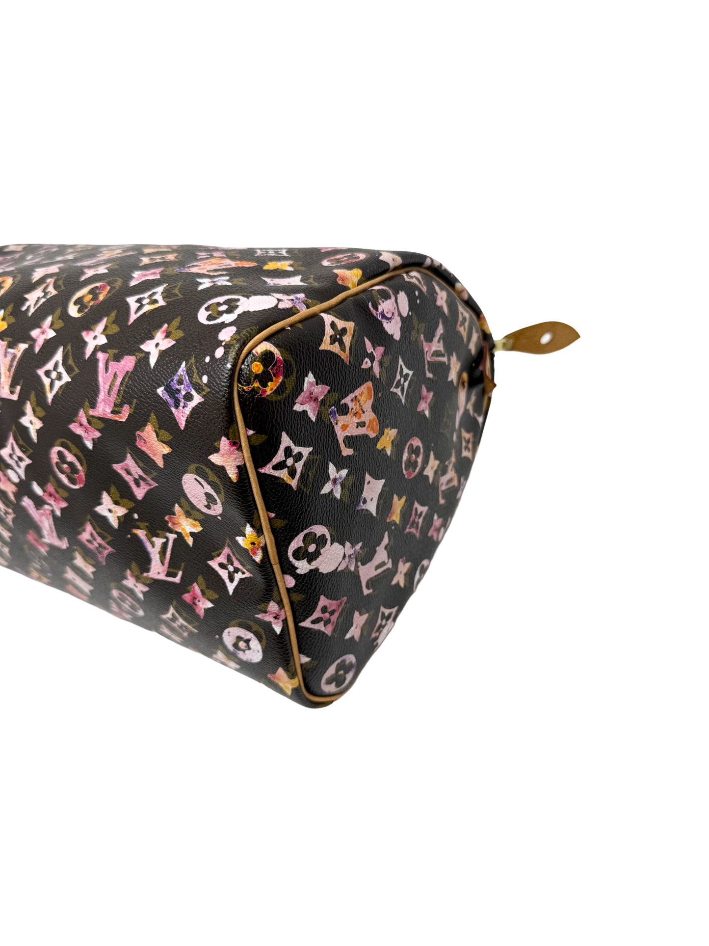 Louis Vuitton Richard Prince Watercolor Aquarelle Speedy 35 Brown