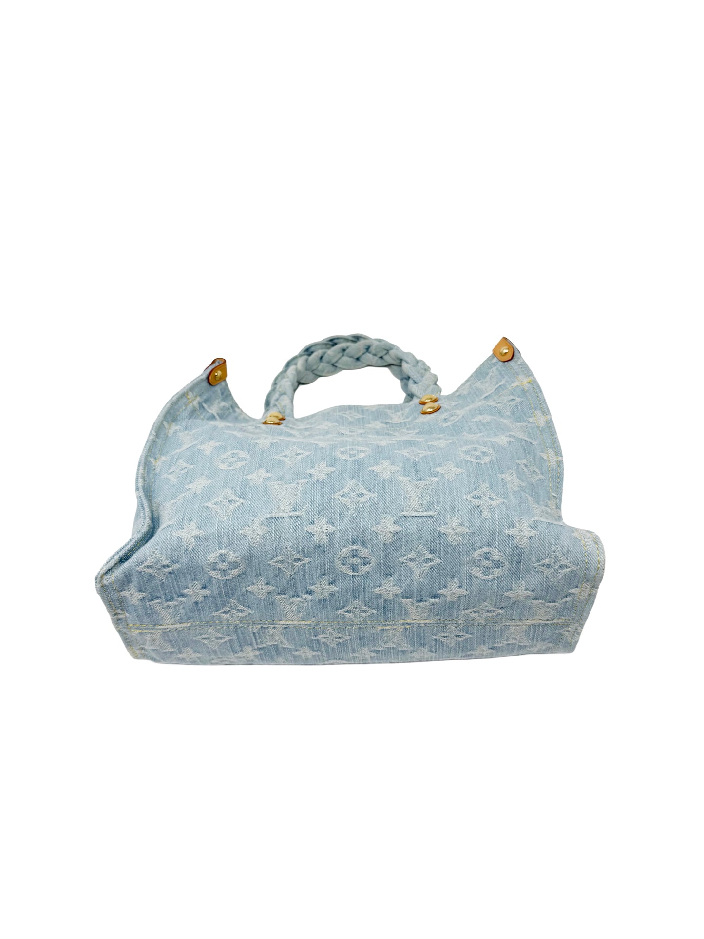 Louis Vuitton OnTheGo PM Let Go Denim By The Pool Sky Blue